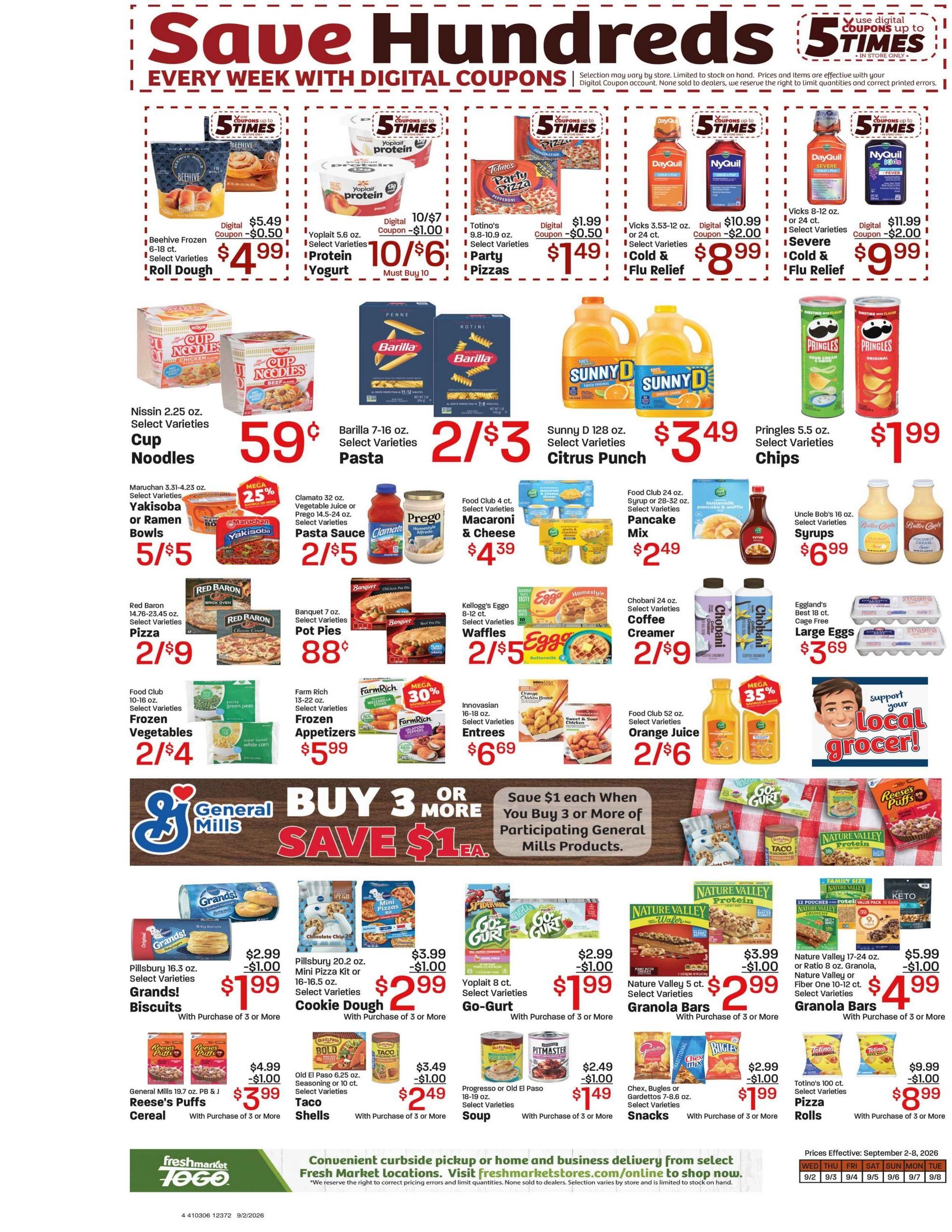 Fresh Market (Salt Lake City-West Valley City Area, UT) Weekly Ad September 2 - 8, 2026