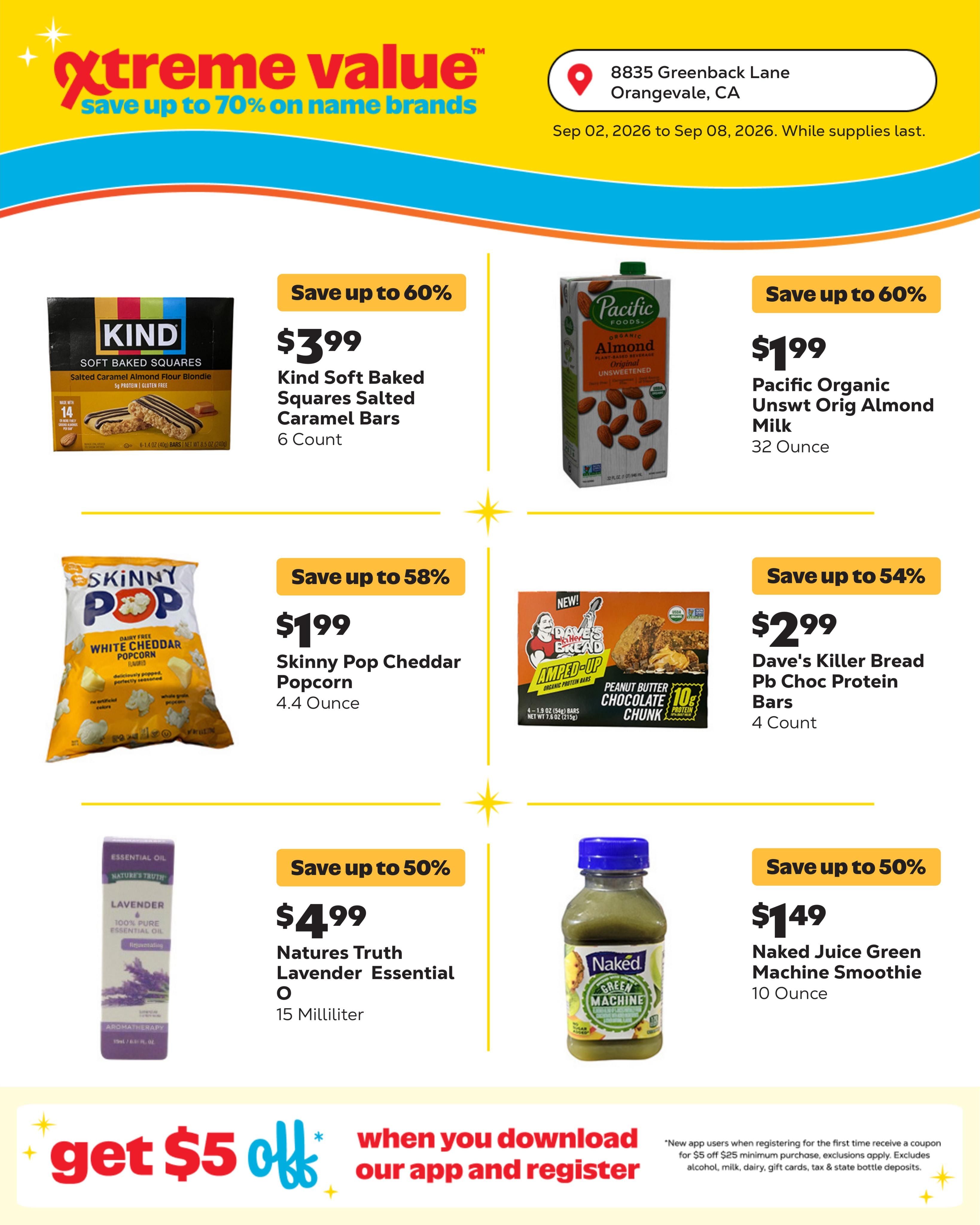 Grocery Outlet (Granite Bay Area, CA) Weekly Ad September 2 - 8, 2026