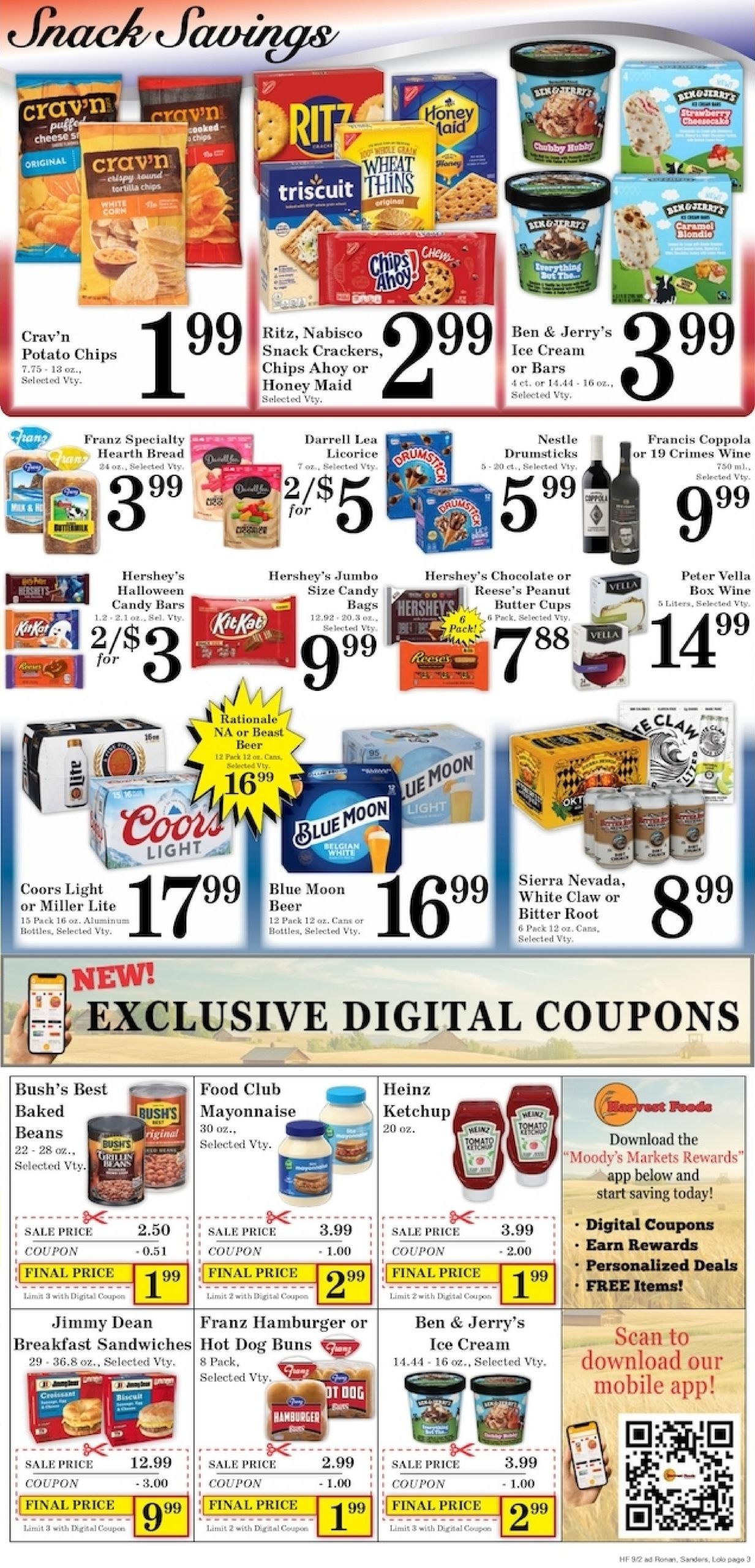 Harvest Foods (Hamilton Area, MT) Weekly Ad September 2 - 8, 2026