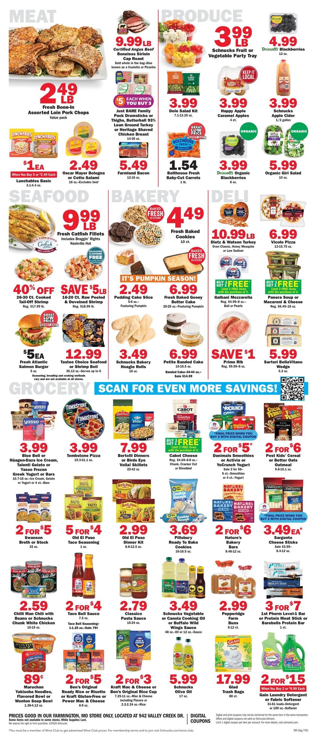 Schnucks (Belgrade Area, MO) Weekly Print Weekly Ad September 9 - 15, 2026