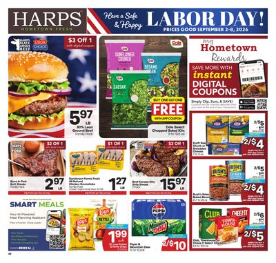 Harps Foods (Norman Area, OK) Weekly Ad September 2 - 8, 2026