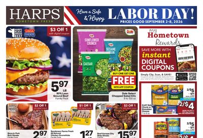 Harps Foods (Norman Area, OK) Weekly Ad September 2 - 8, 2026