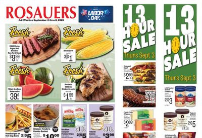 Rosauers (Vancouver Area, WA) Weekly Ad September 2 - 8, 2026