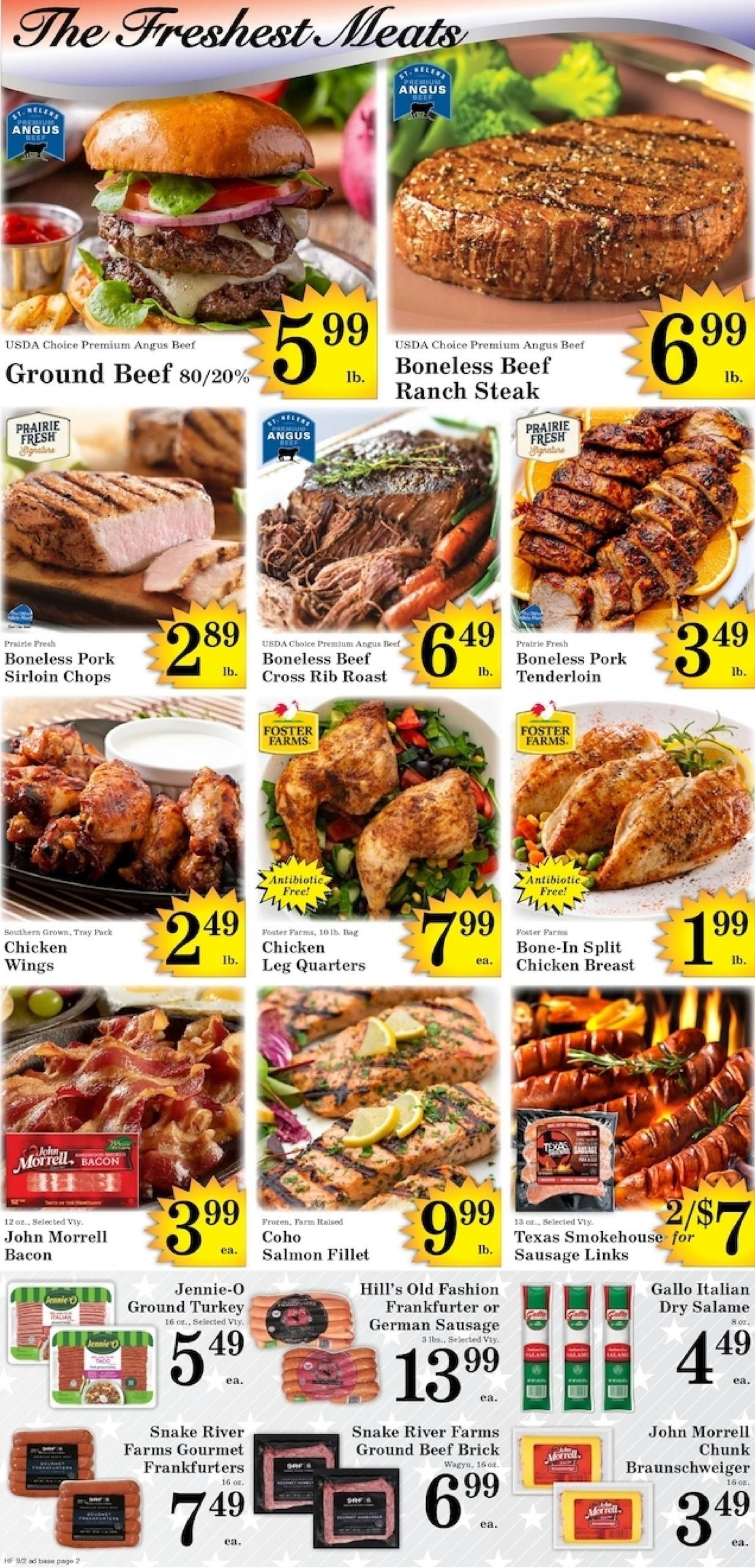 Harvest Foods (Moscow Area, ID) Weekly Ad September 2 - 8, 2026
