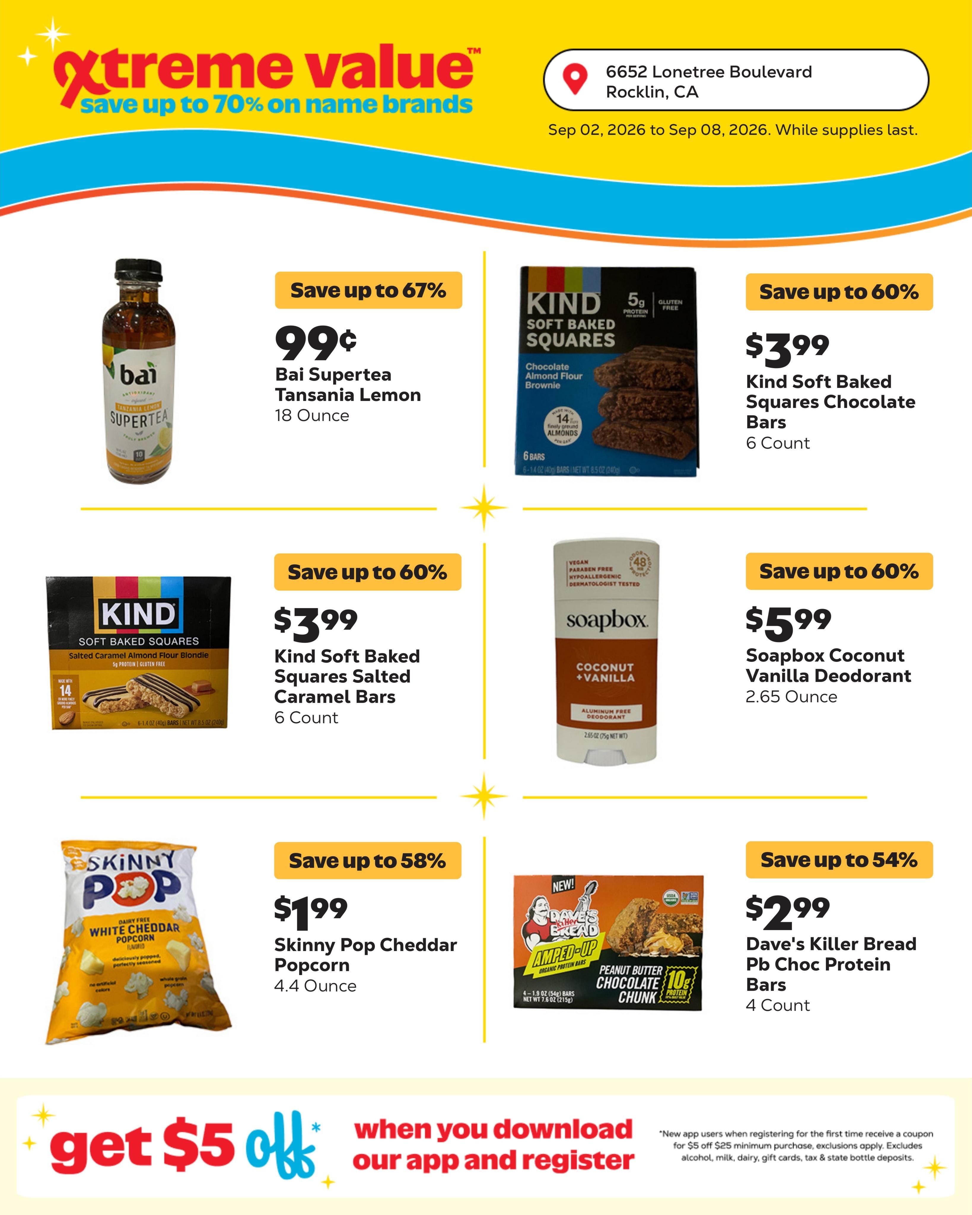 Grocery Outlet (Loomis Area, CA) Weekly Ad September 2 - 8, 2026