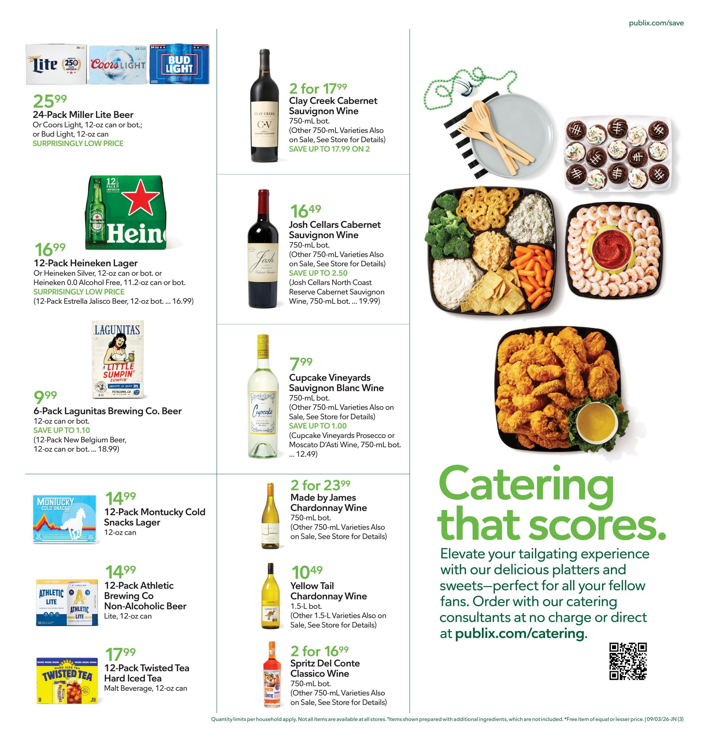 Publix (Bon Secour Area, AL) Weekly Ad September 2 - 8, 2026
