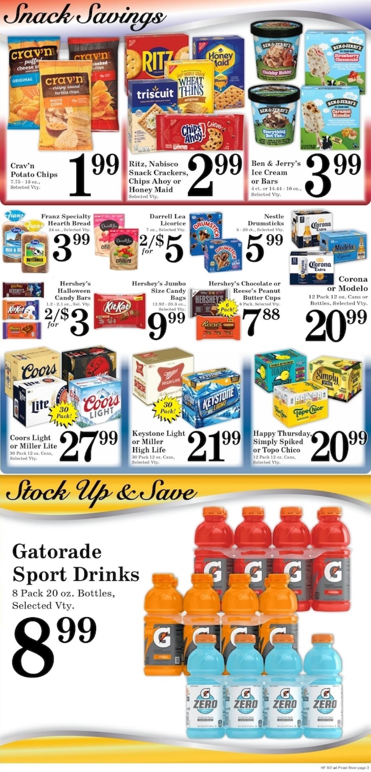Harvest Foods (Ponderay Area, ID) Weekly Ad September 2 - 8, 2026