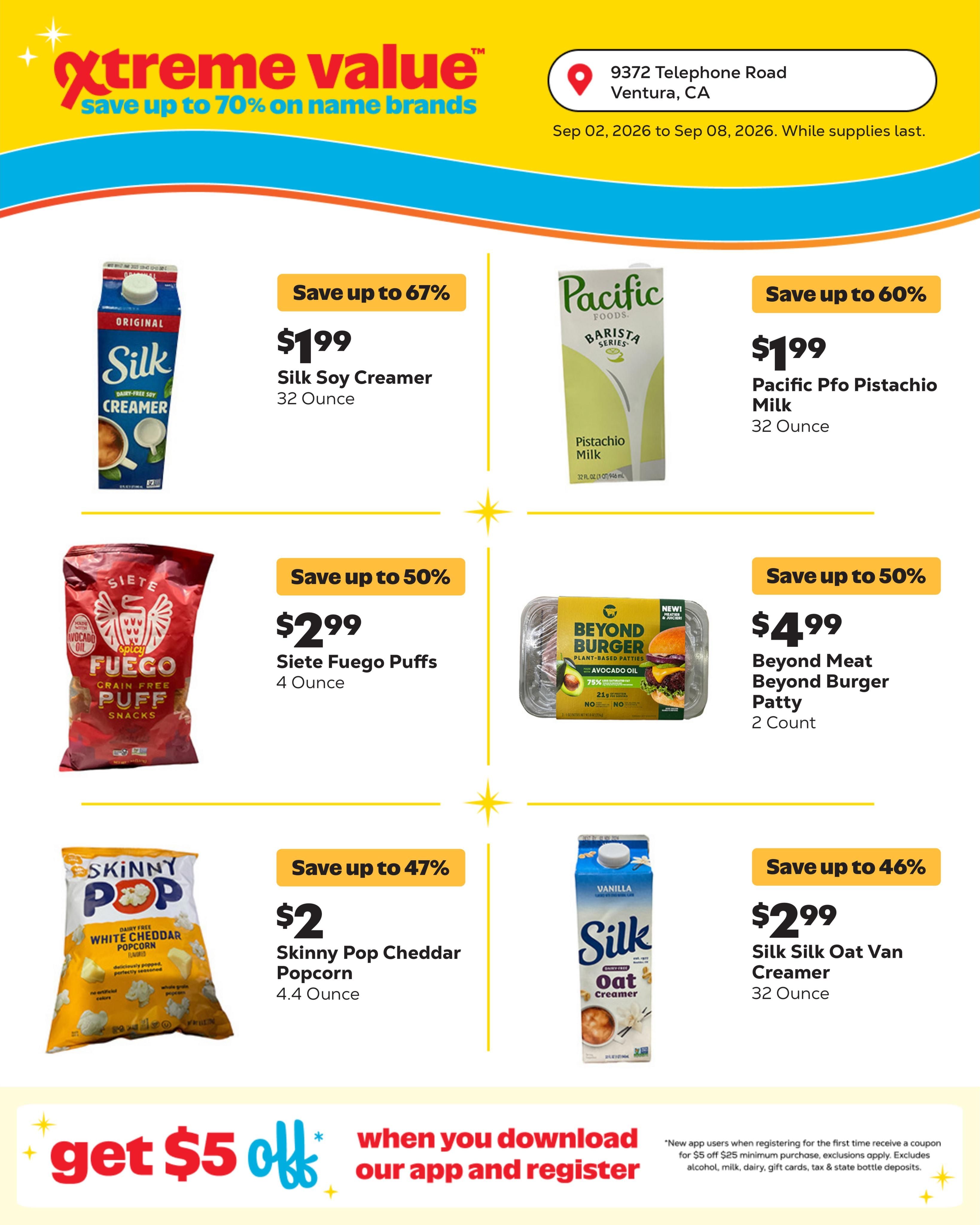 Grocery Outlet (Ventura Area, CA) Weekly Ad September 2 - 8, 2026