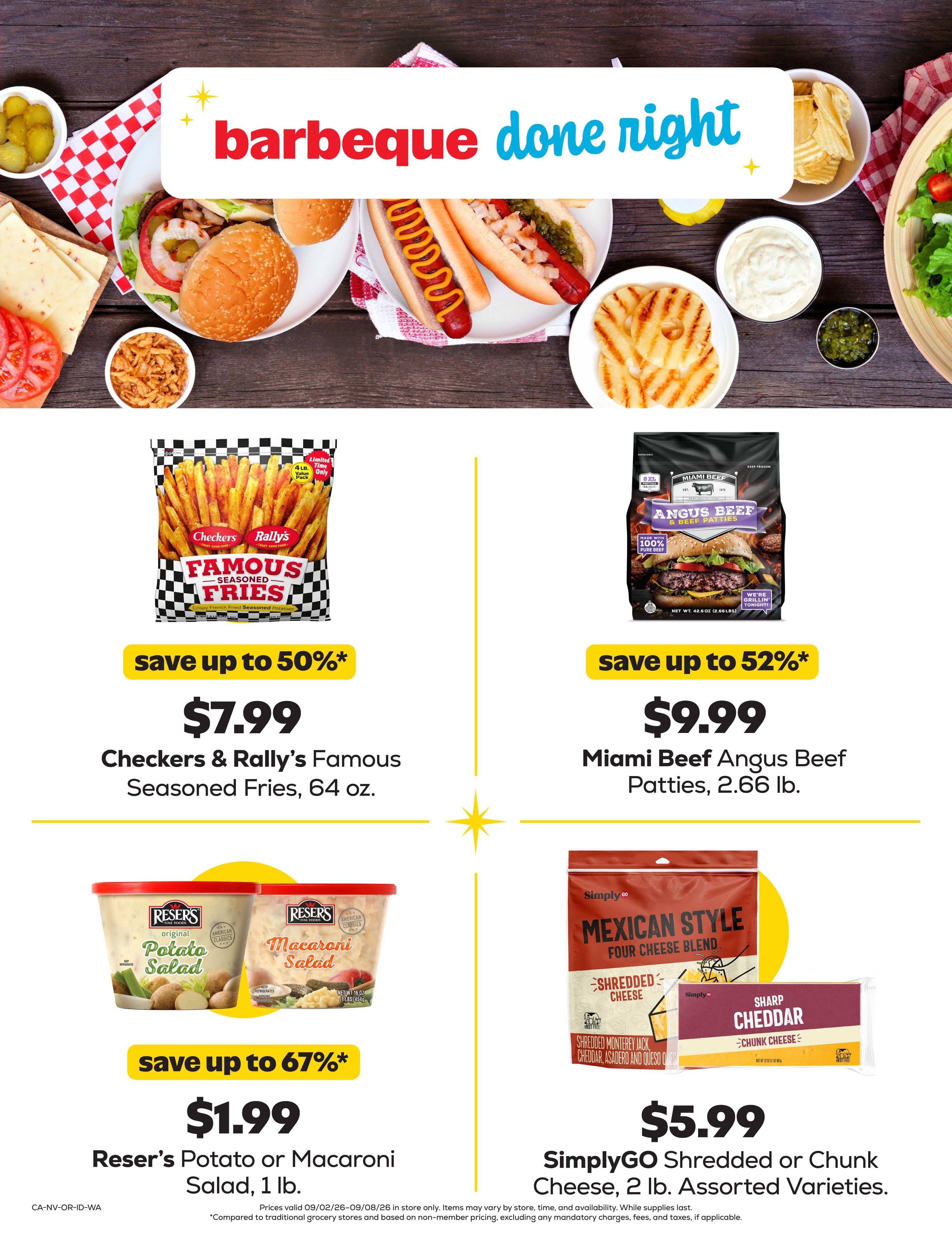 Grocery Outlet (West Covina Area, CA) Weekly Ad September 2 - 8, 2026