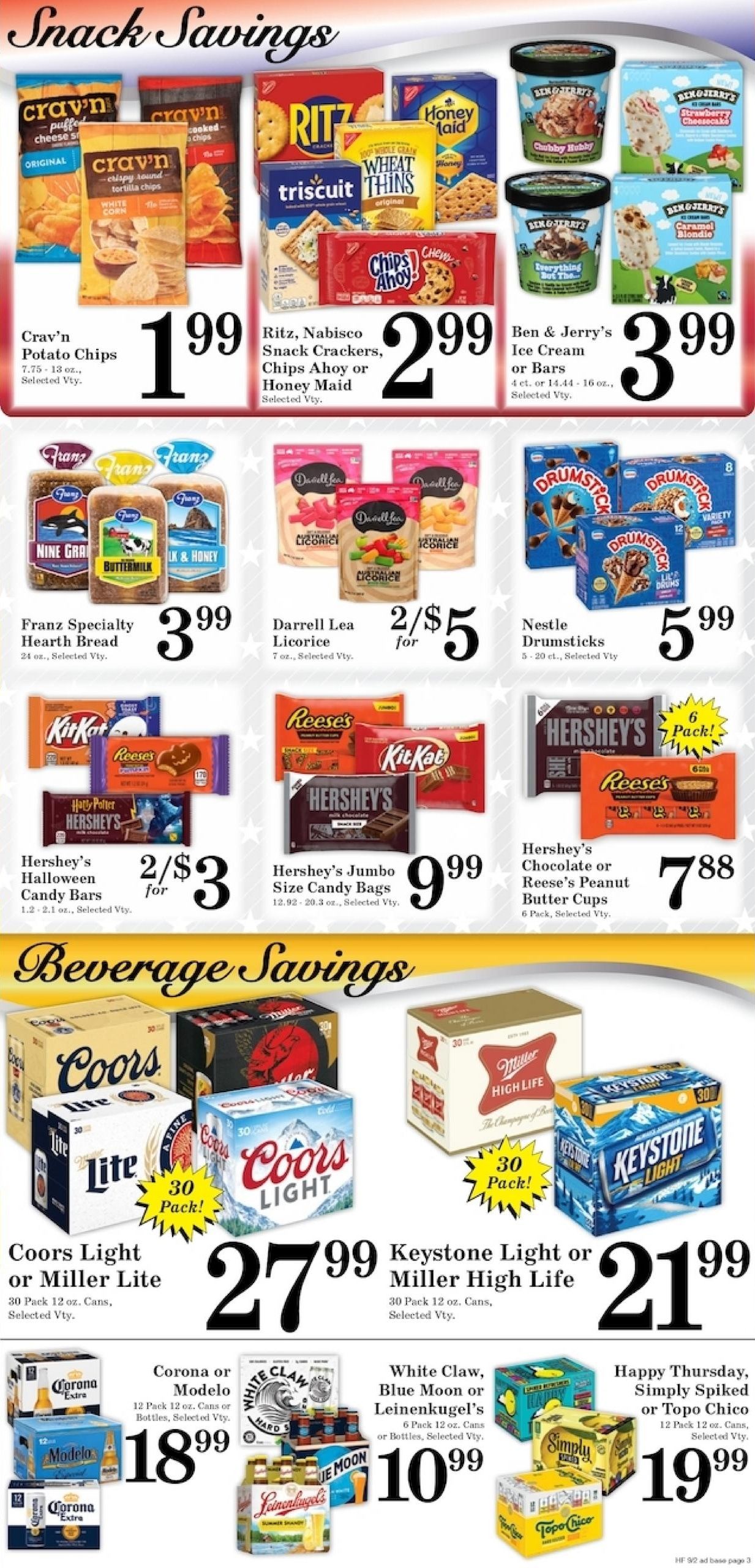Harvest Foods (Spokane Valley Area, WA) Weekly Ad September 2 - 8, 2026