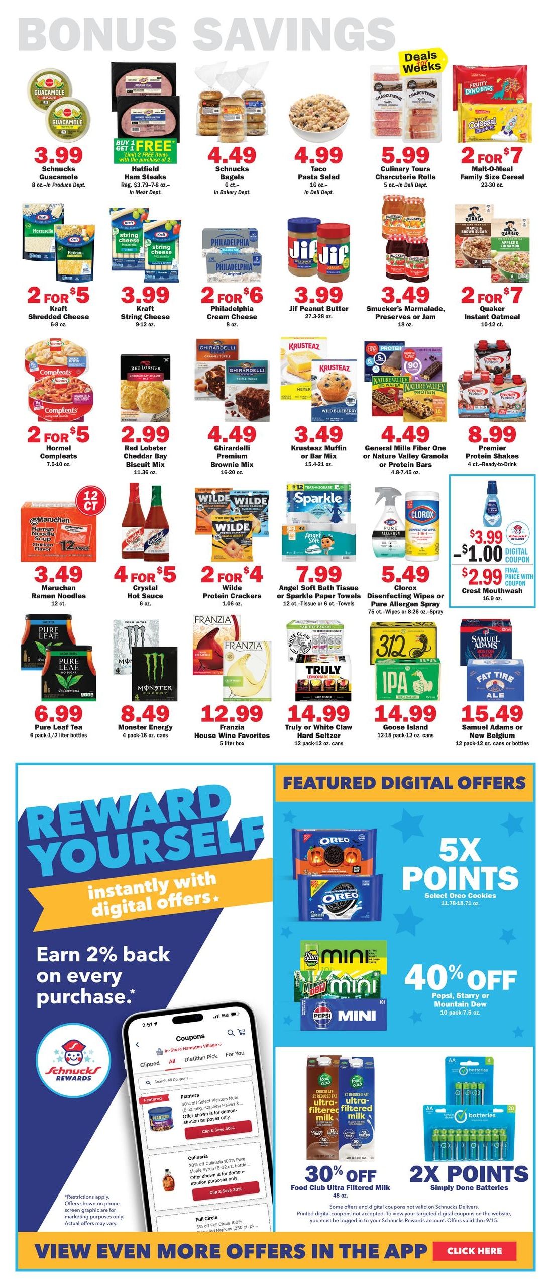 Schnucks (Peoria Area, IL) Weekly Print Weekly Ad September 9 - 15, 2026