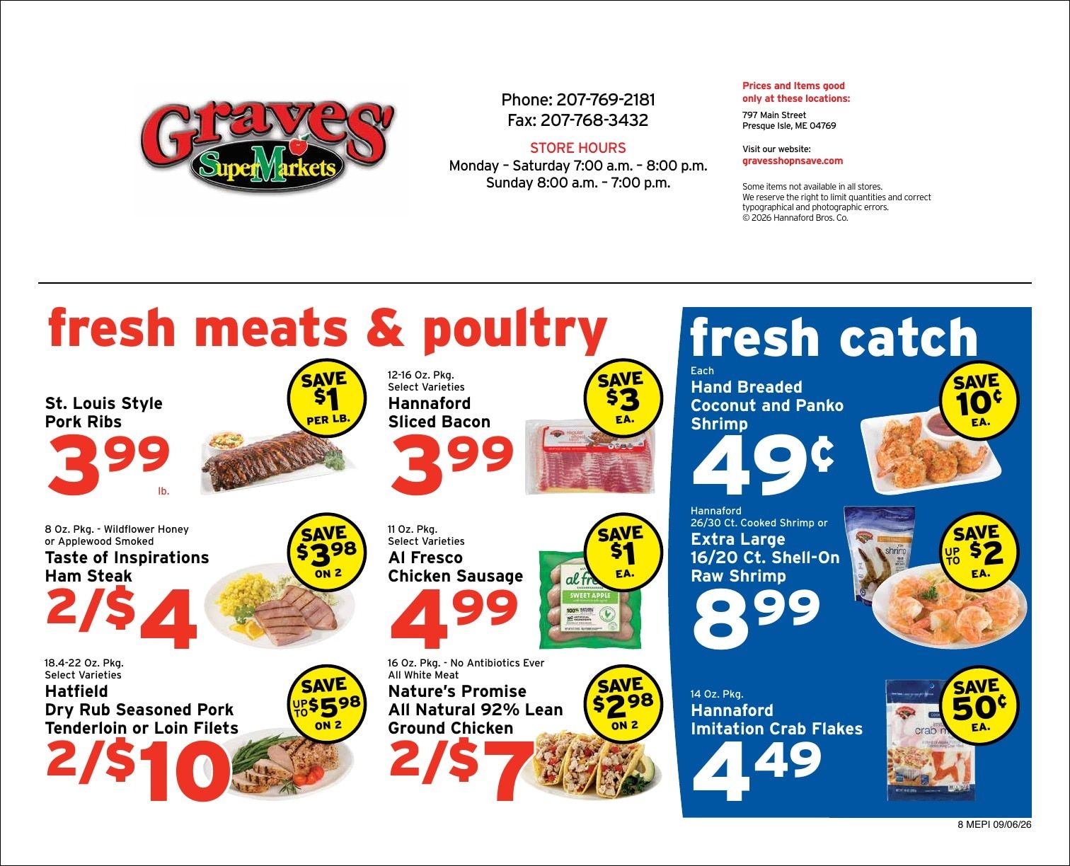 Graves' Shop 'n Save Weekly Ad September 6 - 12, 2026