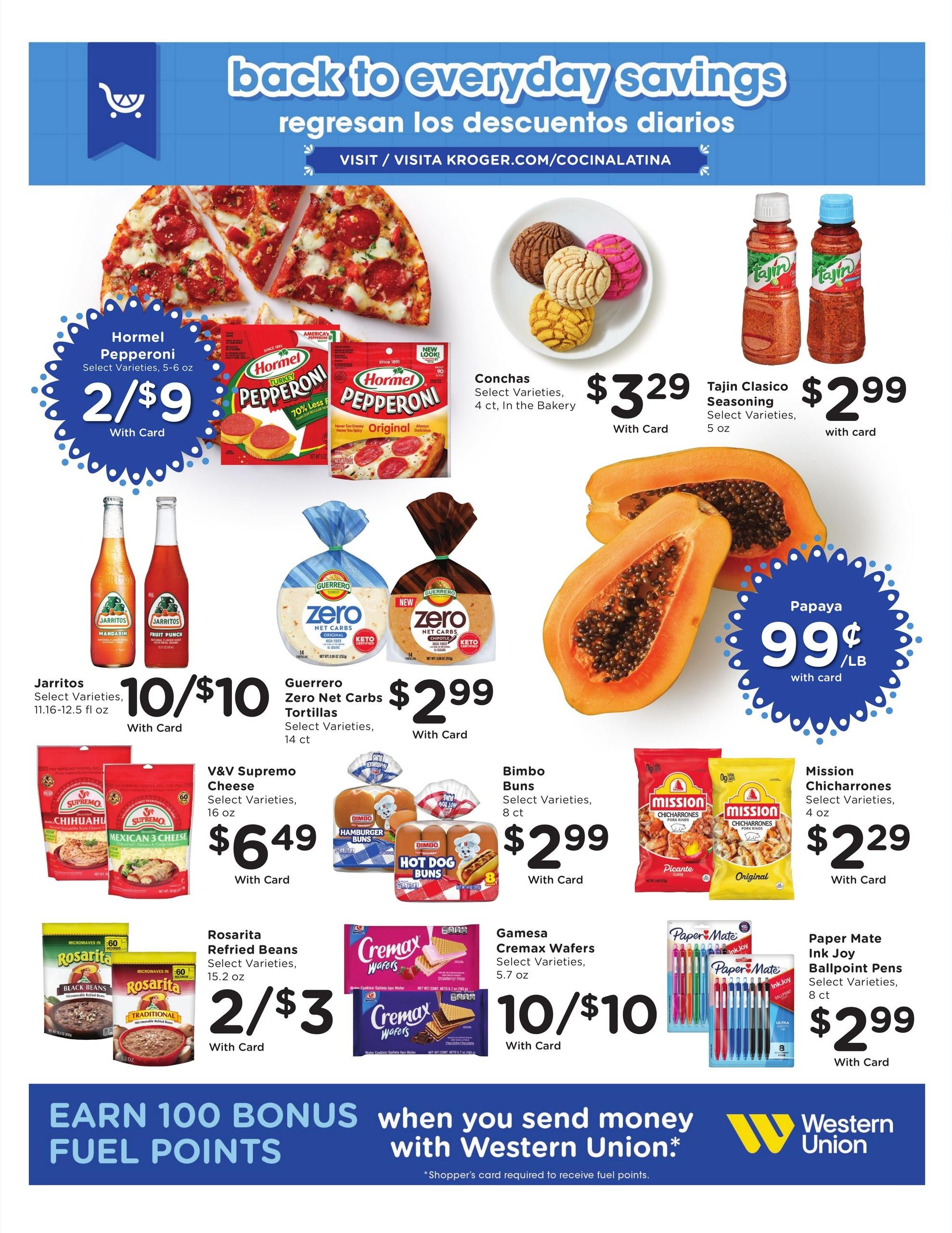 Kroger (Evadale-Lumberton Area, TX) Weekly Ad September 2 - 8, 2026
