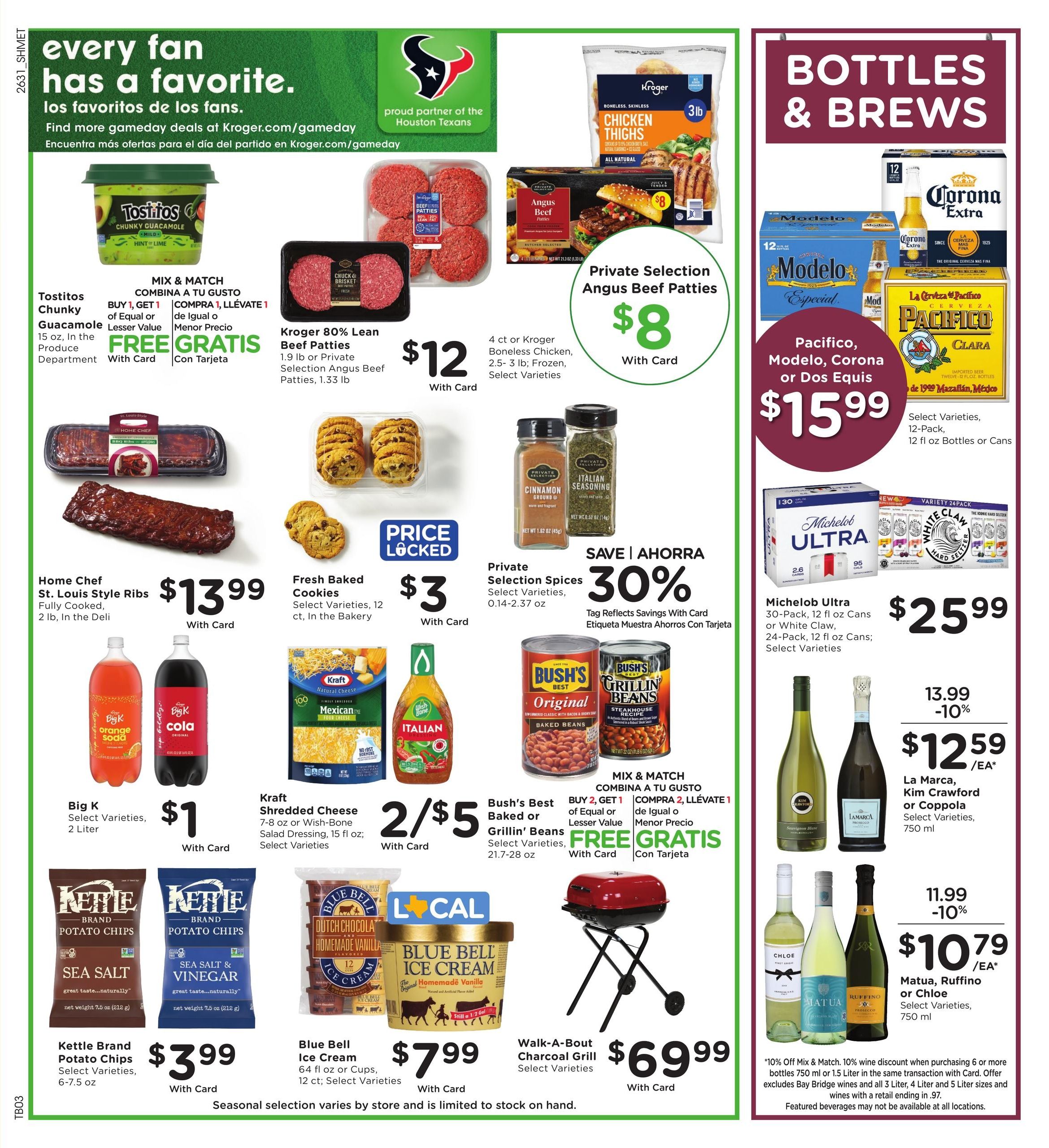 Kroger (Evadale-Lumberton Area, TX) Weekly Ad September 2 - 8, 2026