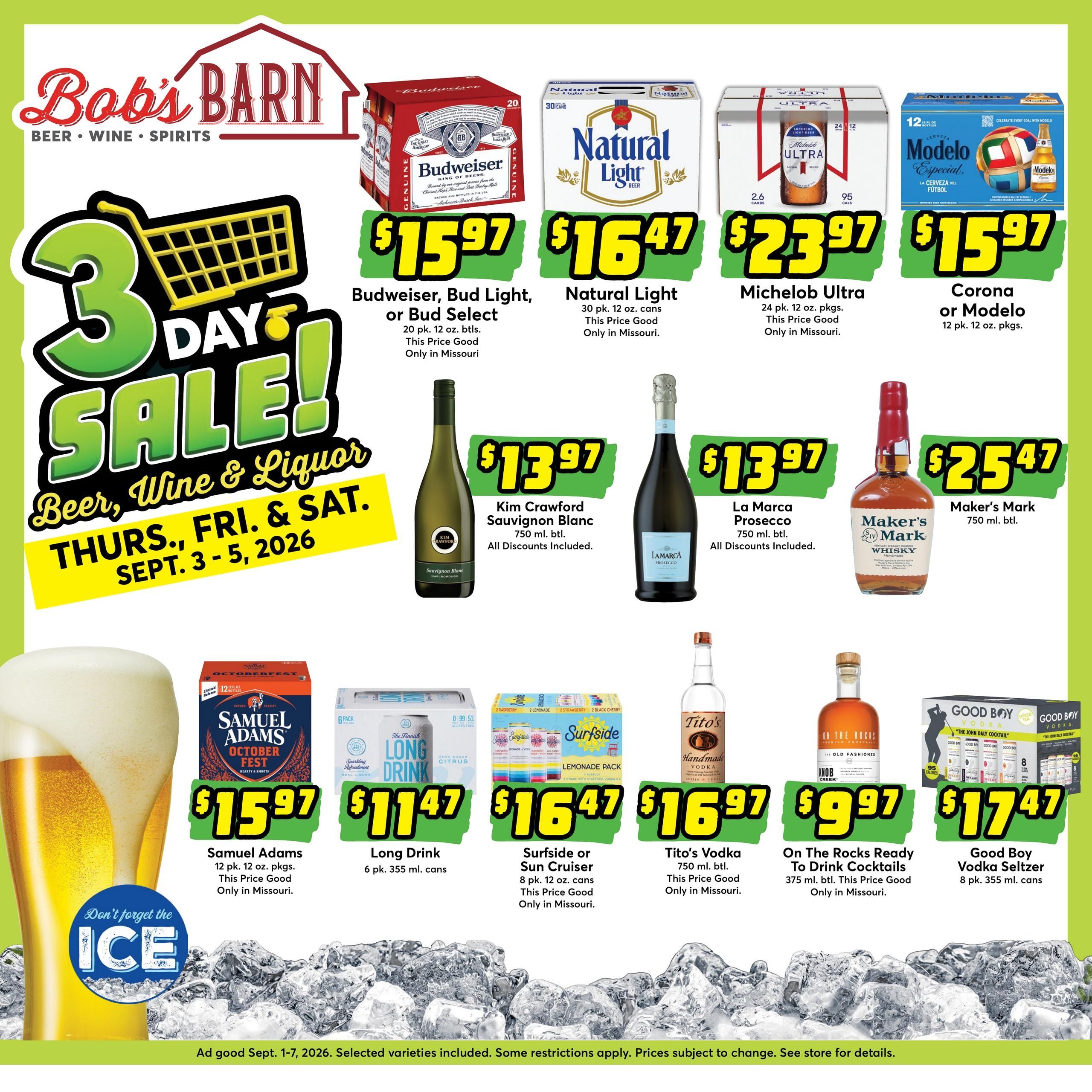 Dierbergs (Elsah Area, IL) Weekly Ad September 1 - 7, 2026