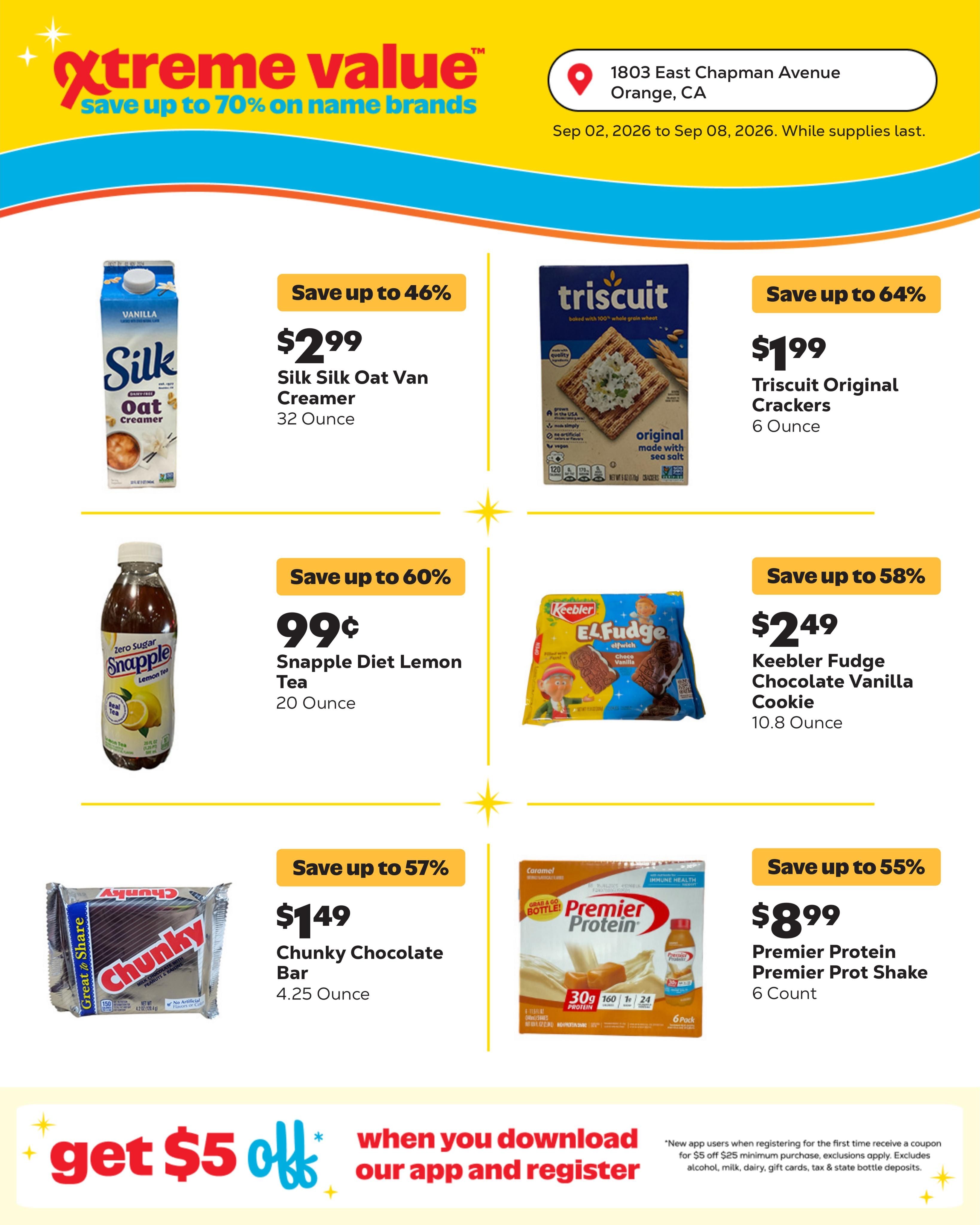 Grocery Outlet (Orange-Villa Park Area, CA) Weekly Ad September 2 - 8, 2026