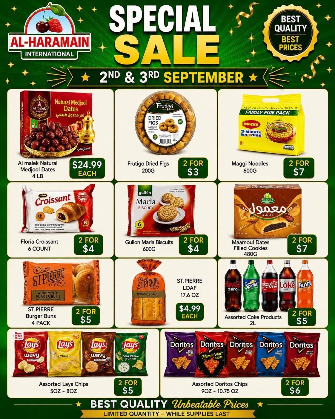 Al-Haramain International (33250 West 12 Mile Road, Farmington Hills, MI) Weekly Ad September 2 - 3, 2026