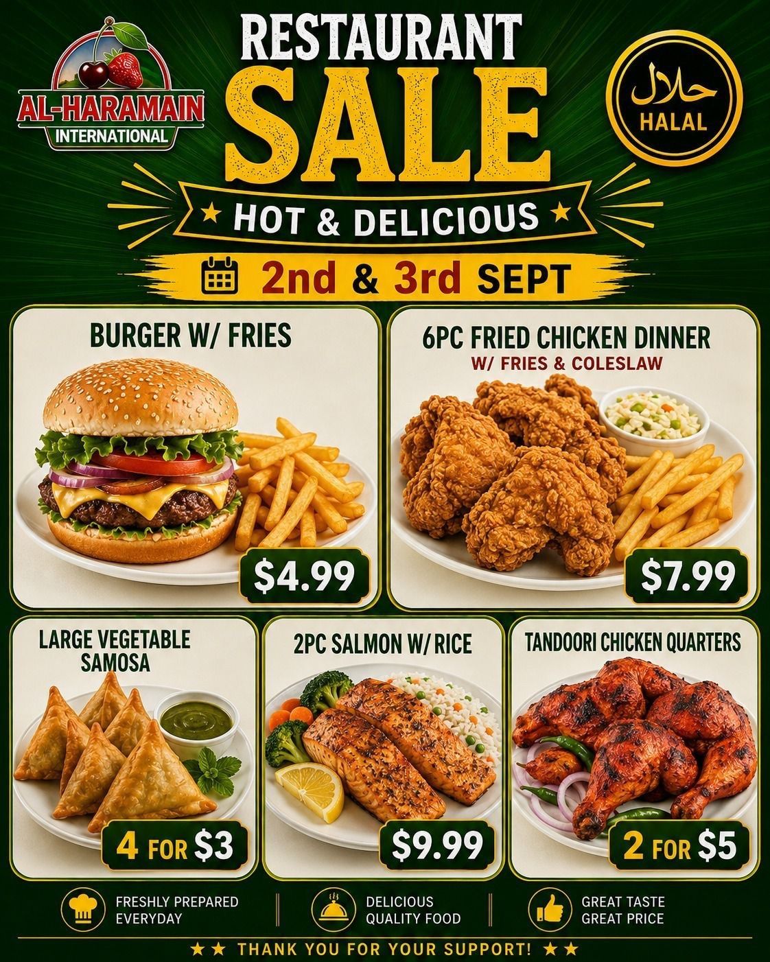 Al-Haramain International (33250 West 12 Mile Road, Farmington Hills, MI) Weekly Ad September 2 - 3, 2026