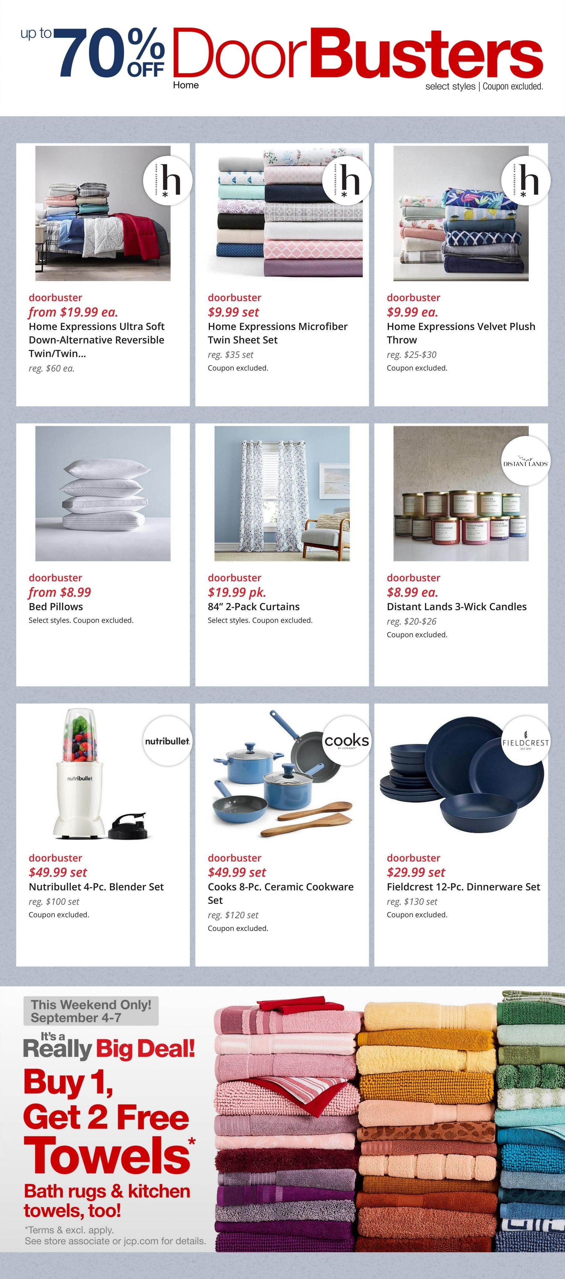 JCPenney Store Ads Weekly Ad September 4 - 7, 2026