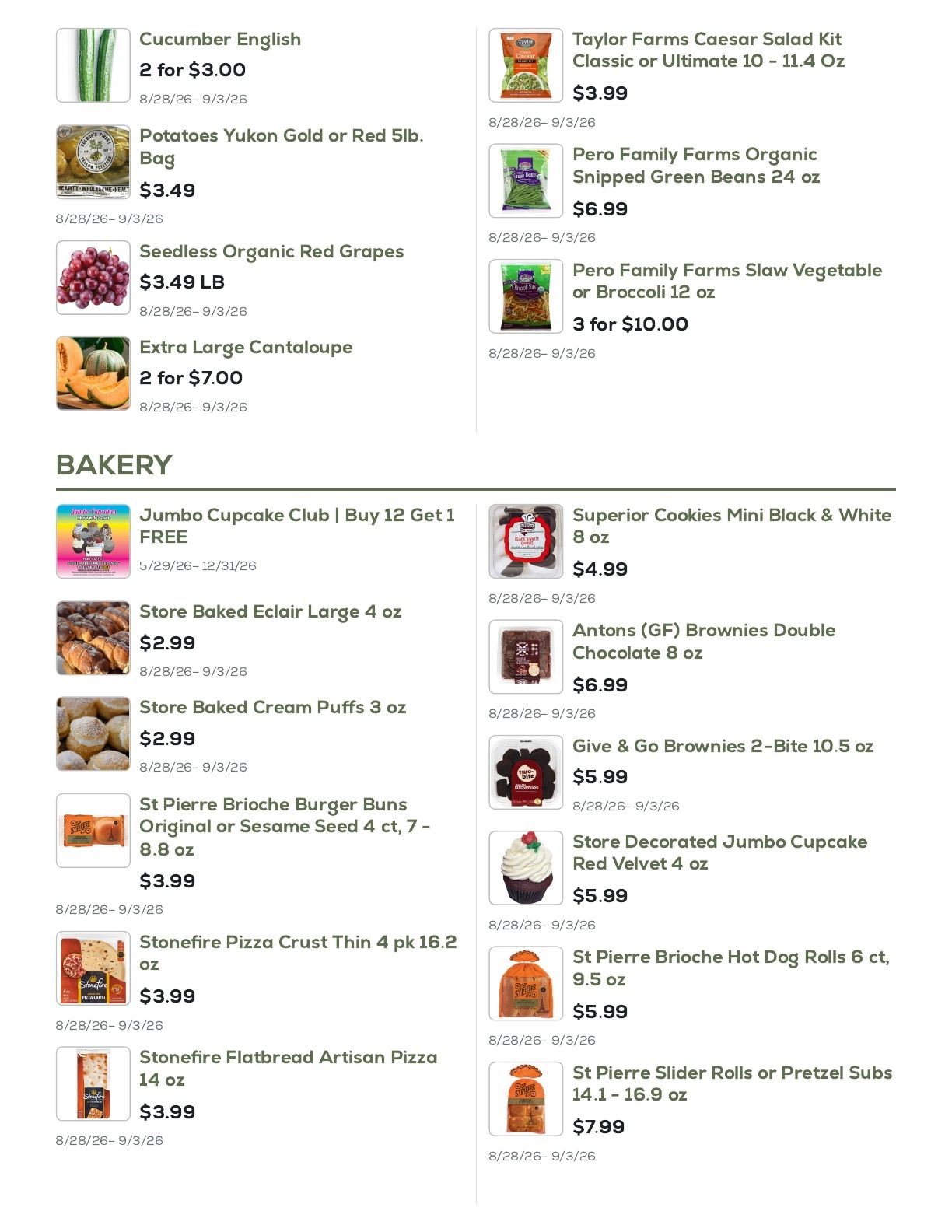 Geissler's Supermarket Weekly Ad August 28 - September 3, 2026
