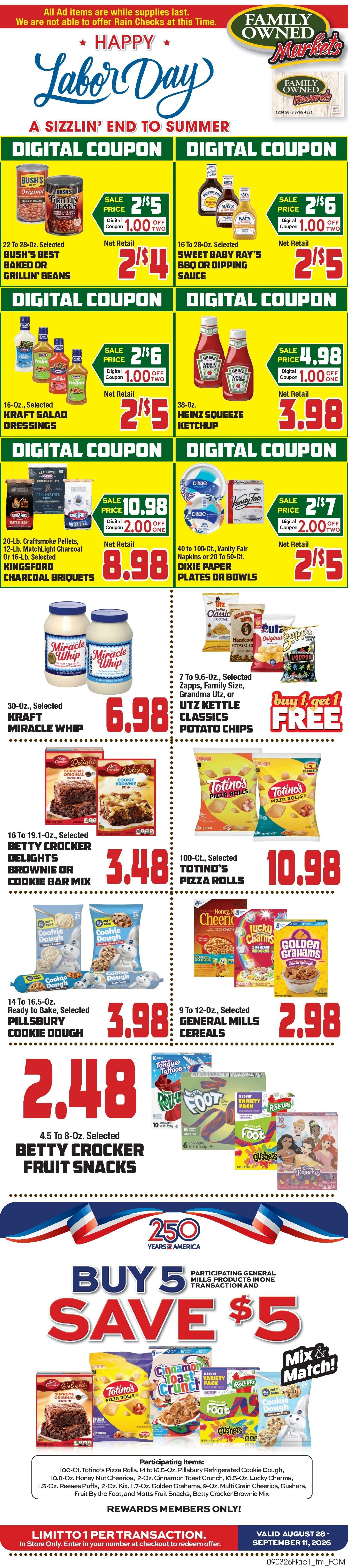 John Herr's Village Market Weekly Ad September 3 - 9, 2026