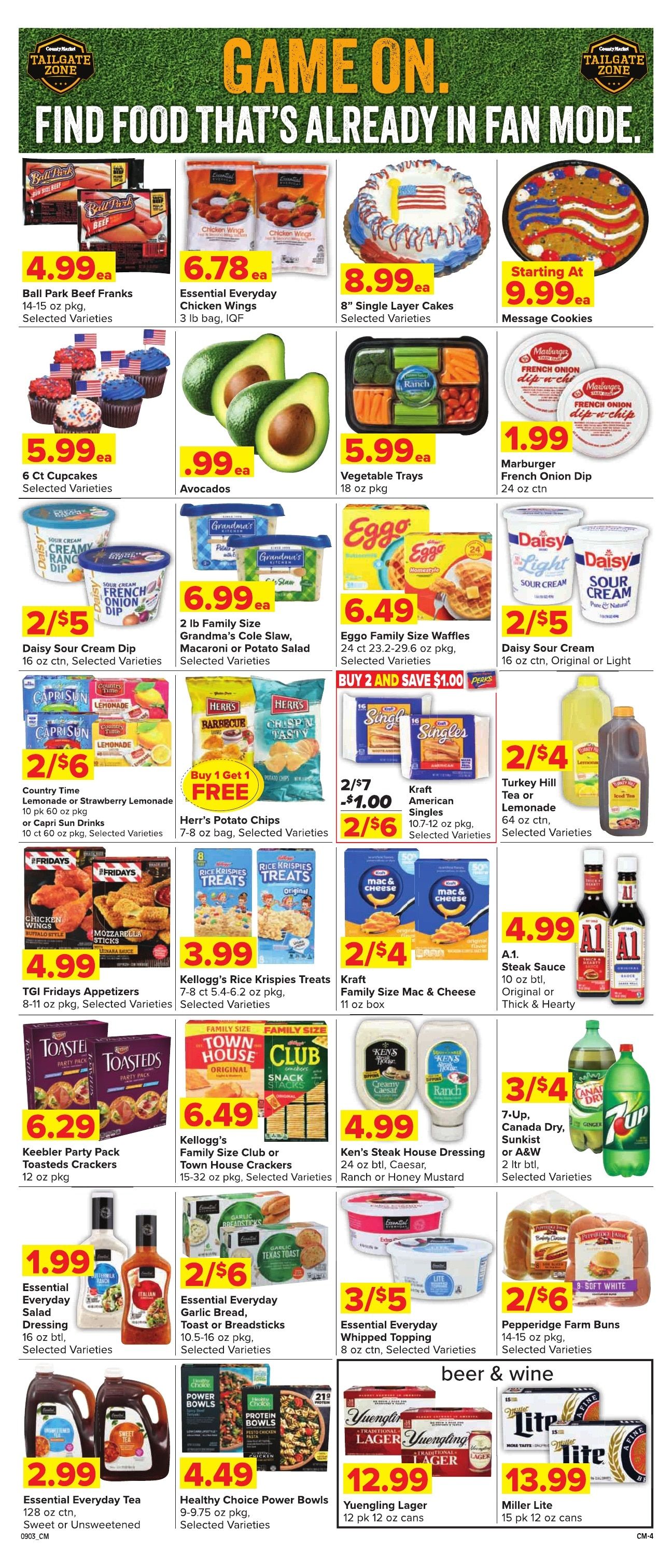 Grove City County Market Weekly Ad September 3 - 9, 2026