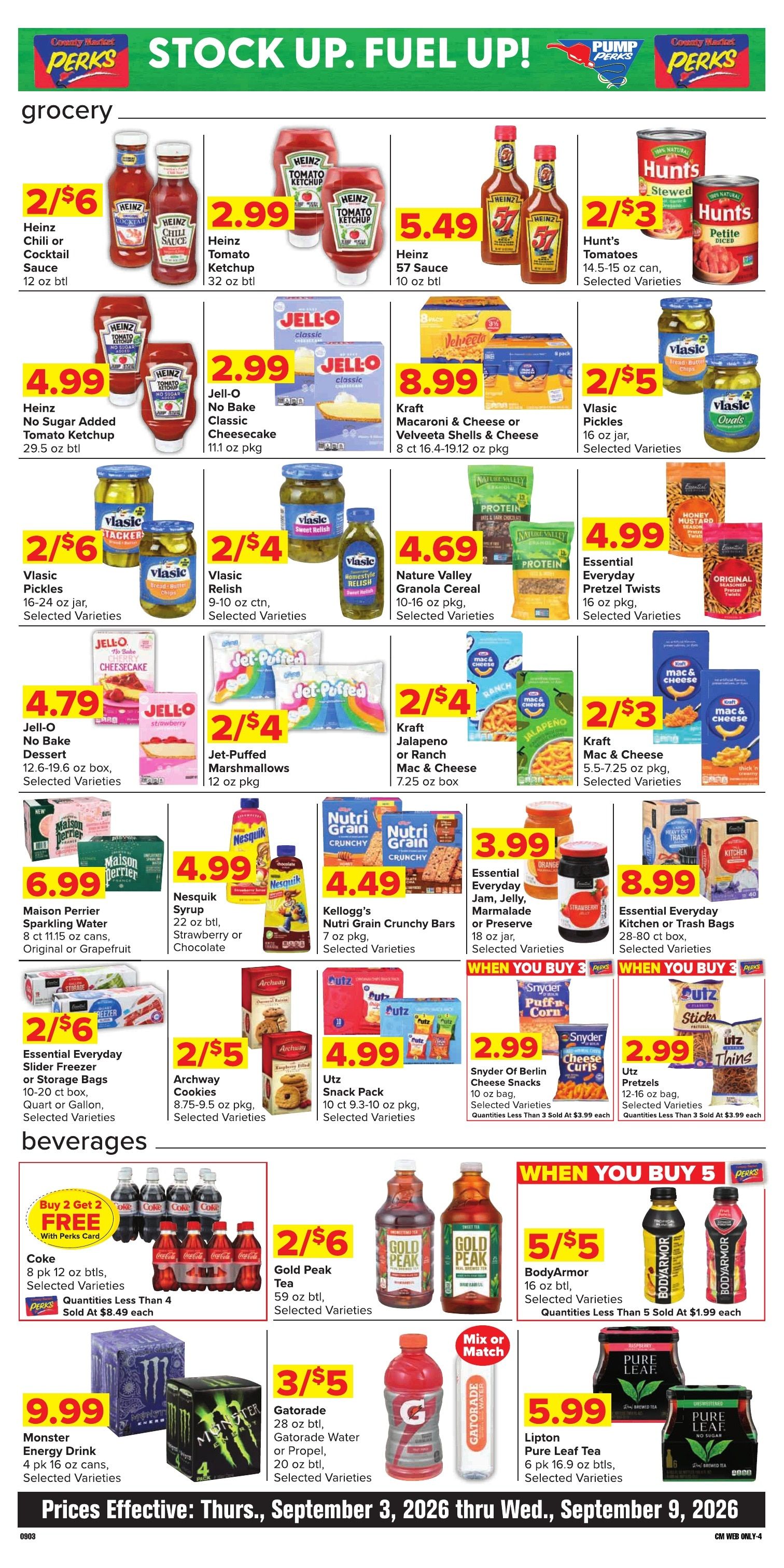 Grove City County Market Weekly Ad September 3 - 9, 2026