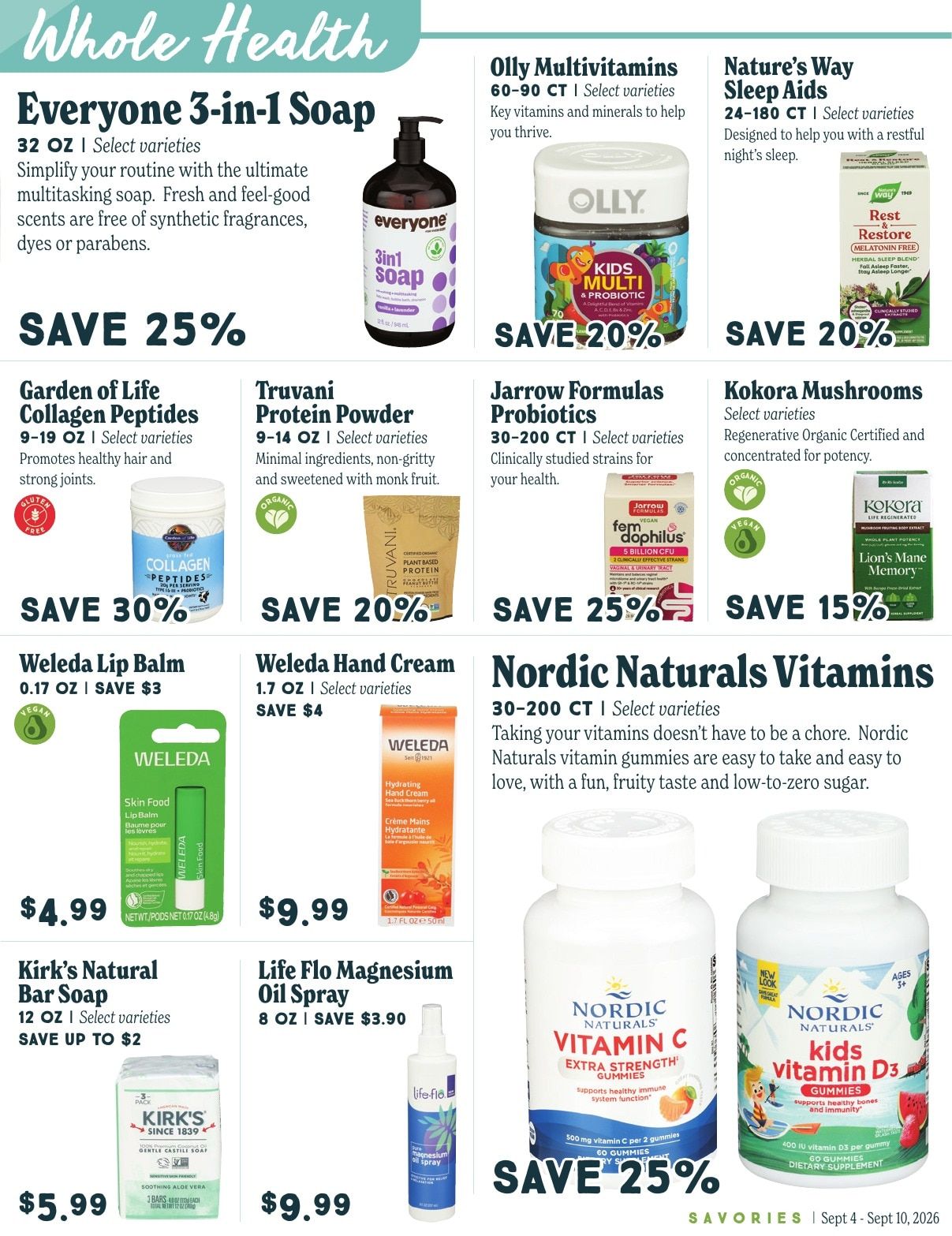 Market of Choice Upcoming Weekly Specials Weekly Ad September 4 - 10, 2026