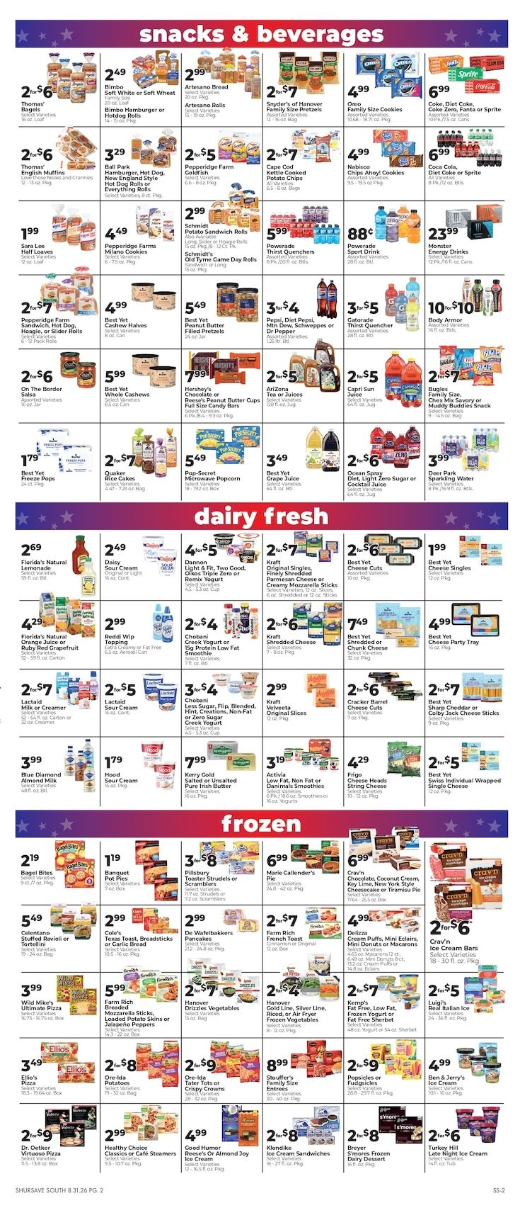 Hocker's Markets Weekly Ad September 3 - 9, 2026