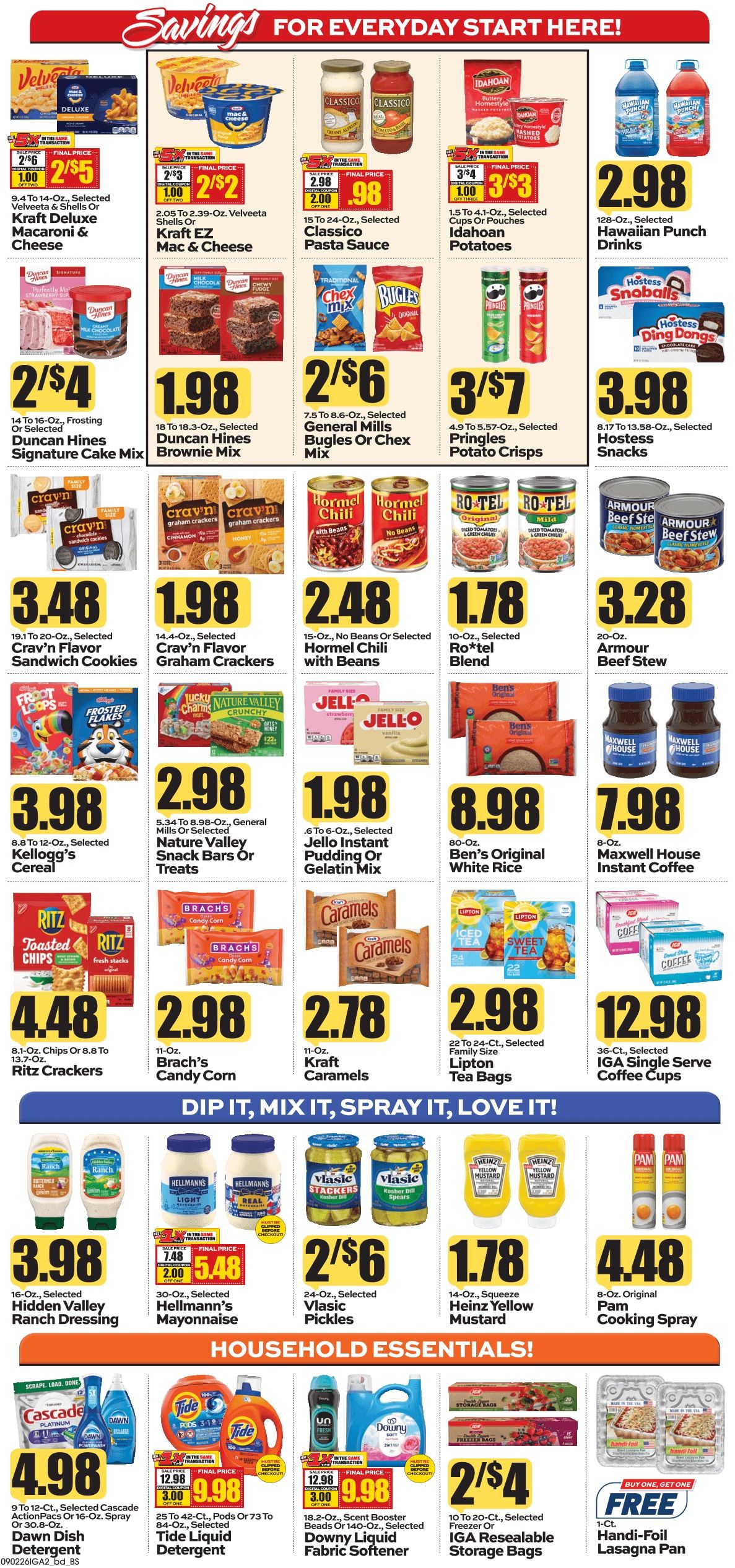 Pocahontas IGA (18838 Seneca Trail, Marlinton, WV) Weekly Ad September 3 - 9, 2026