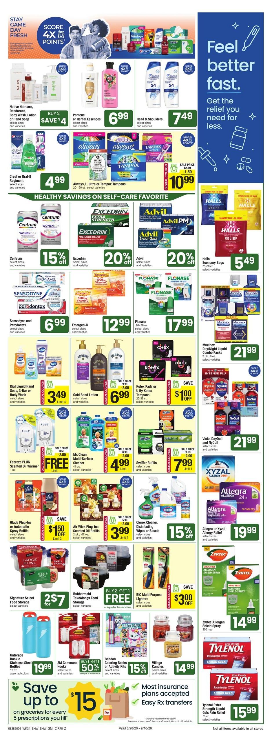 Shaw's (Hartford Area, CT) Weekly Ad September 4 - 10, 2026
