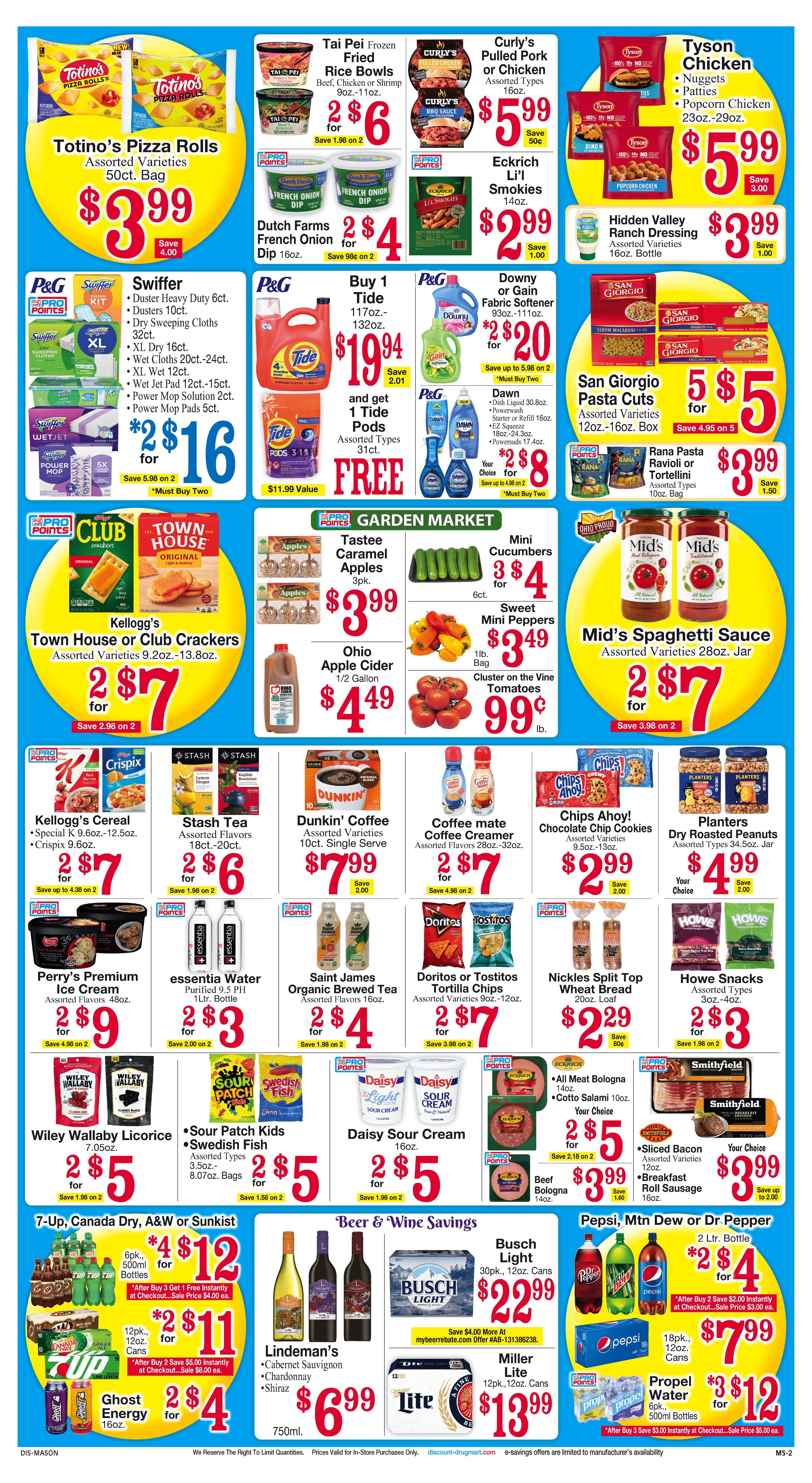 Discount Drug Mart (Ohio) Weekly Ad September 9 - 15, 2026