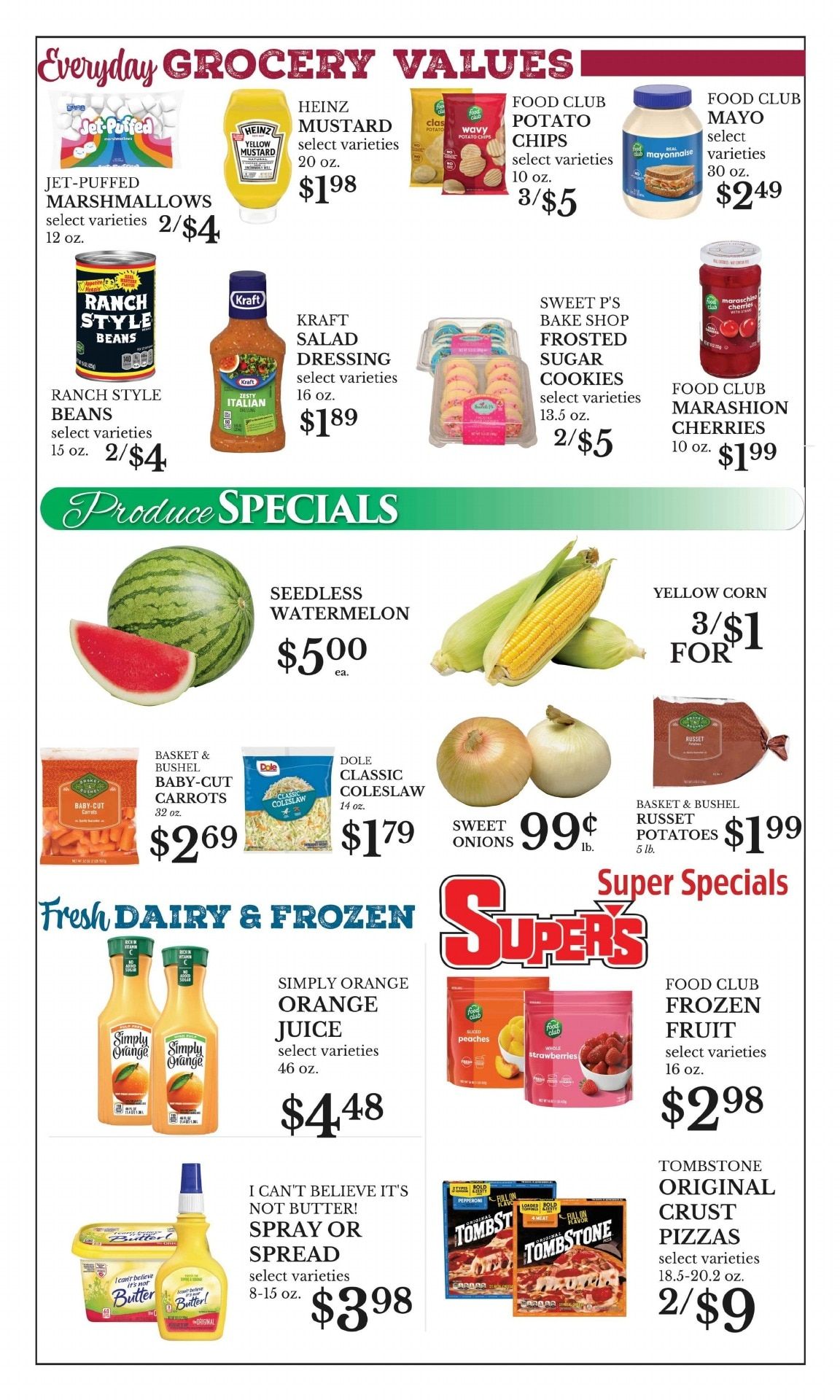 Odell's Super's Weekly Ad September 3 - 9, 2026