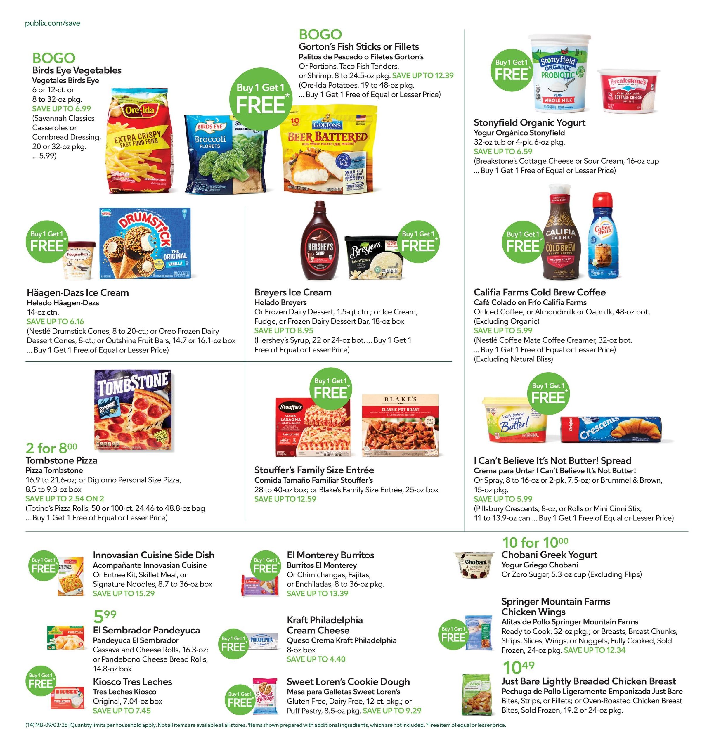 Publix (Boca Raton Area, FL) Anuncio Semanal Español Weekly Ad September 3 - 9, 2026