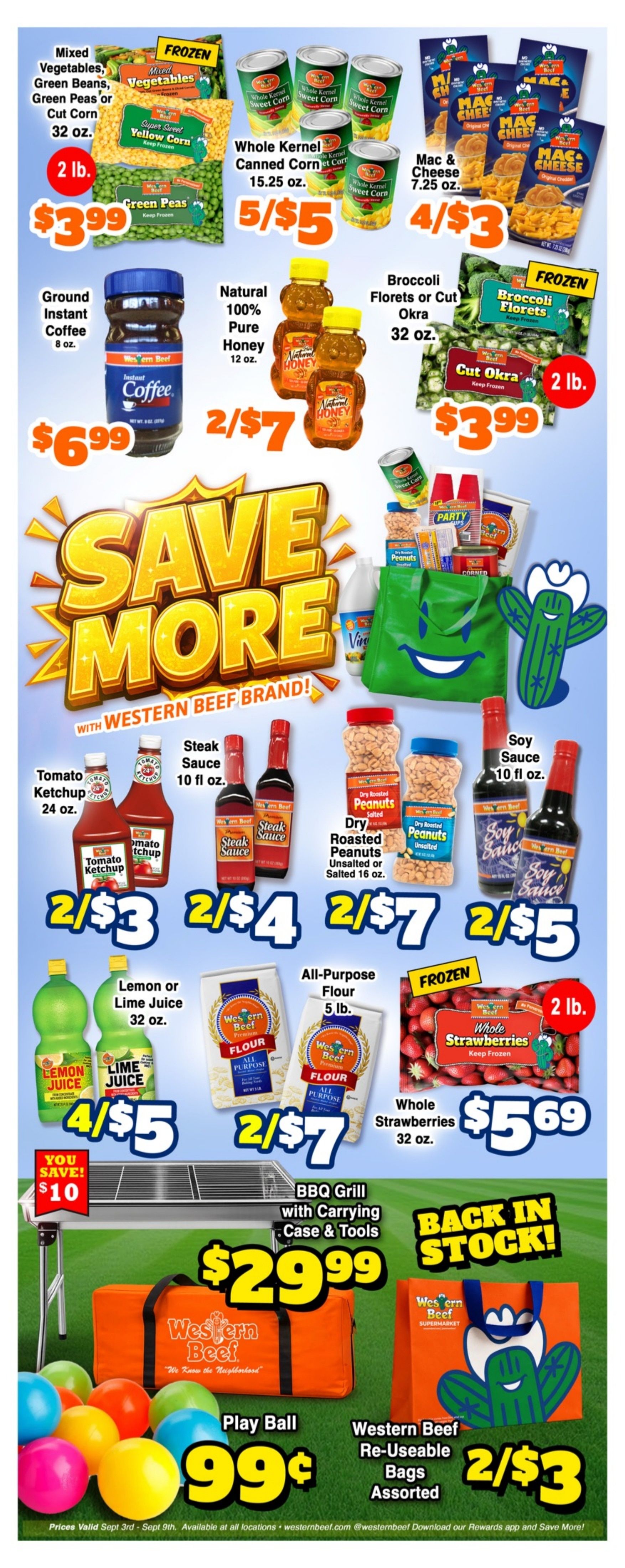 Western Beef (Road Carle Place, NY) Weekly Ad September 3 - 9, 2026
