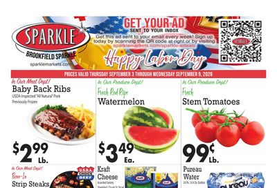 Sparkle Markets (Brookfield, OH) Weekly Ad September 3 - 9, 2026
