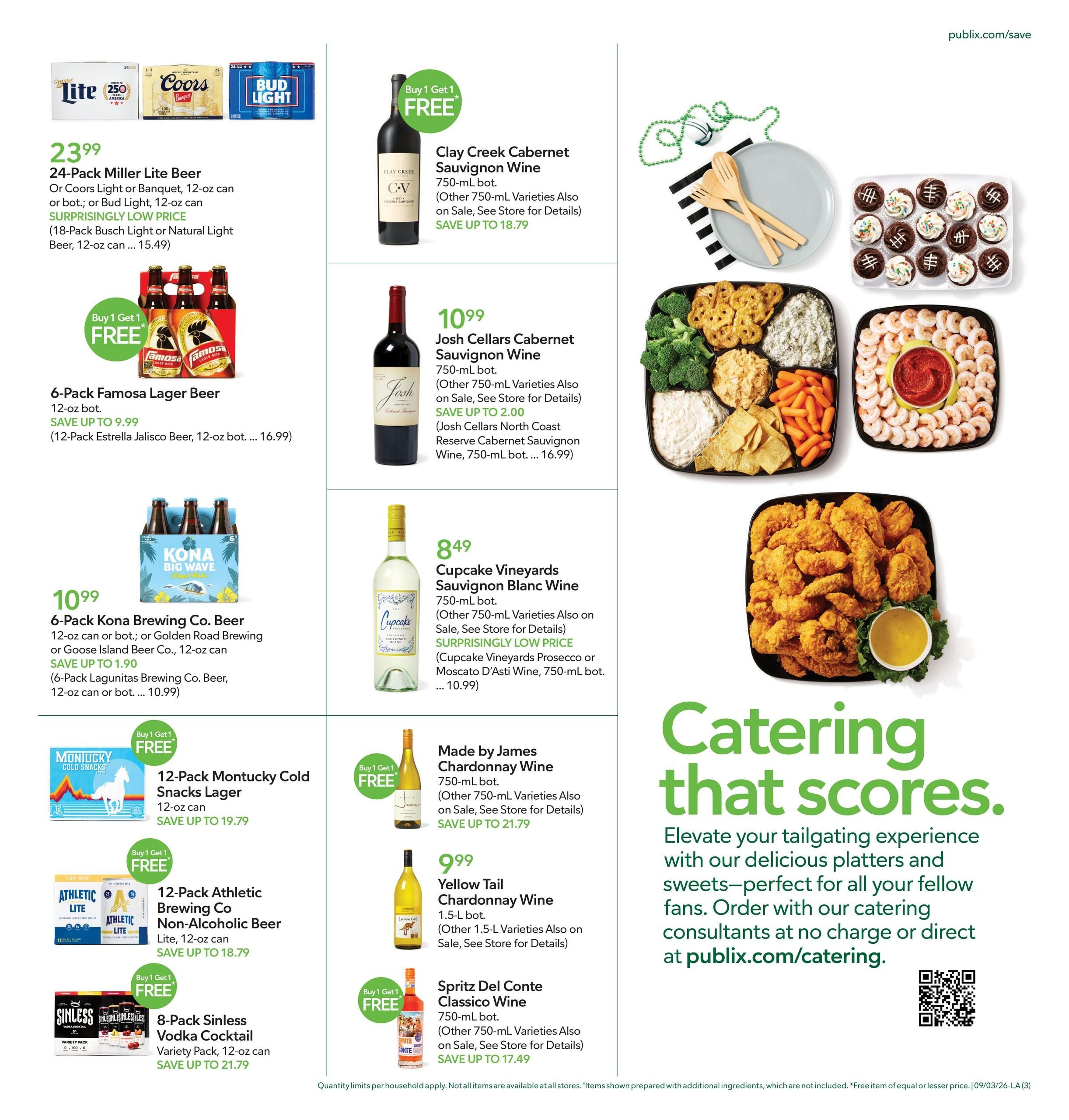 Publix (Cape Coral Area, FL) Weekly Ad September 3 - 9, 2026