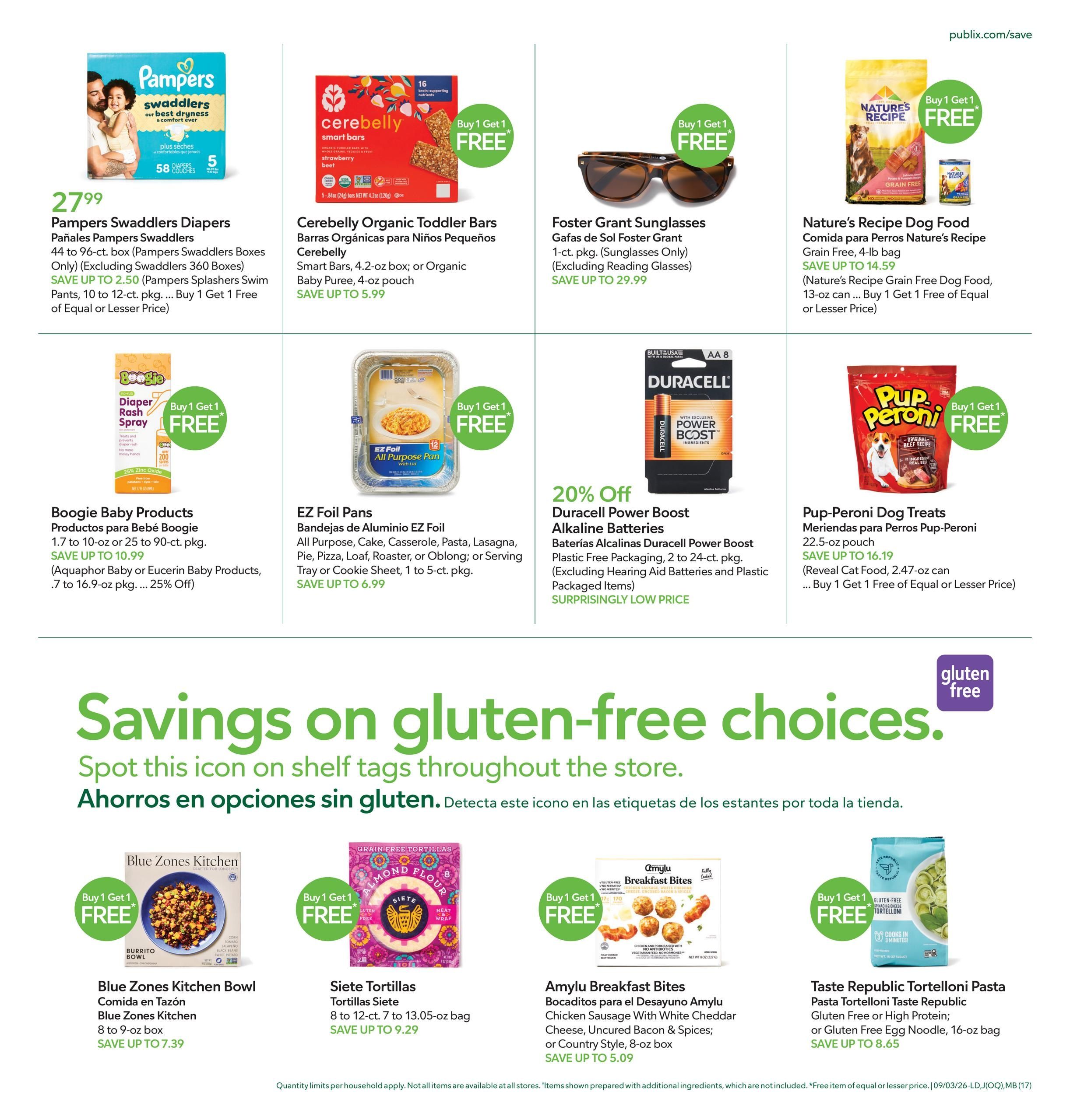 Publix (Altamonte Springs Area, FL) Anuncio Semanal Español Weekly Ad September 3 - 9, 2026