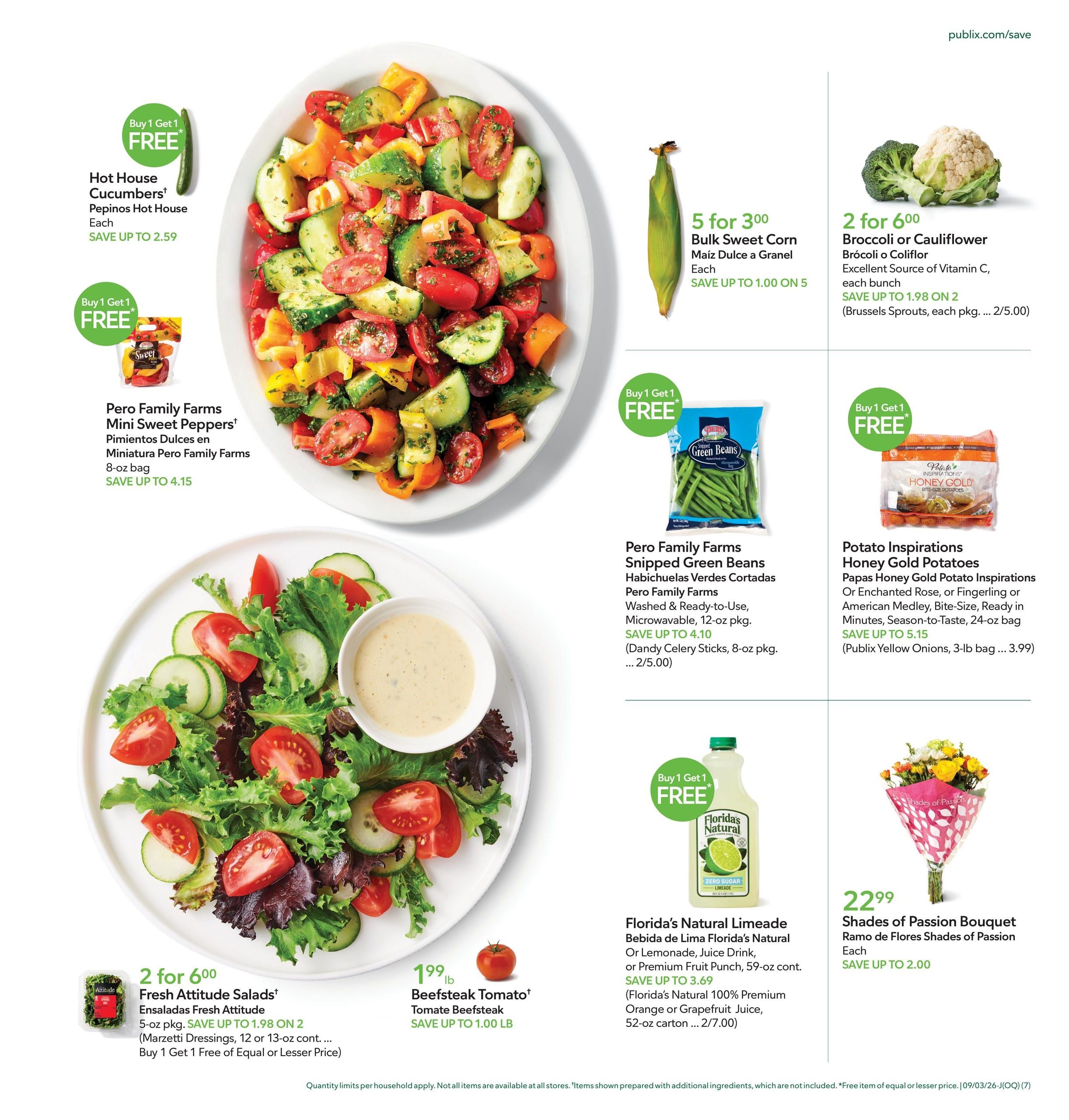Publix (Altamonte Springs Area, FL) Anuncio Semanal Español Weekly Ad September 3 - 9, 2026