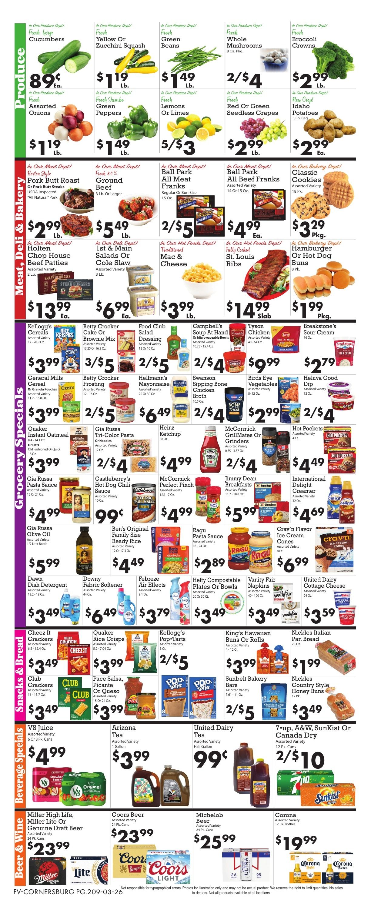 Sparkle Markets (Youngstown, OH) Weekly Ad September 3 - 9, 2026
