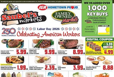 Saubel's Markets Weekly Ad September 3 - 9, 2026