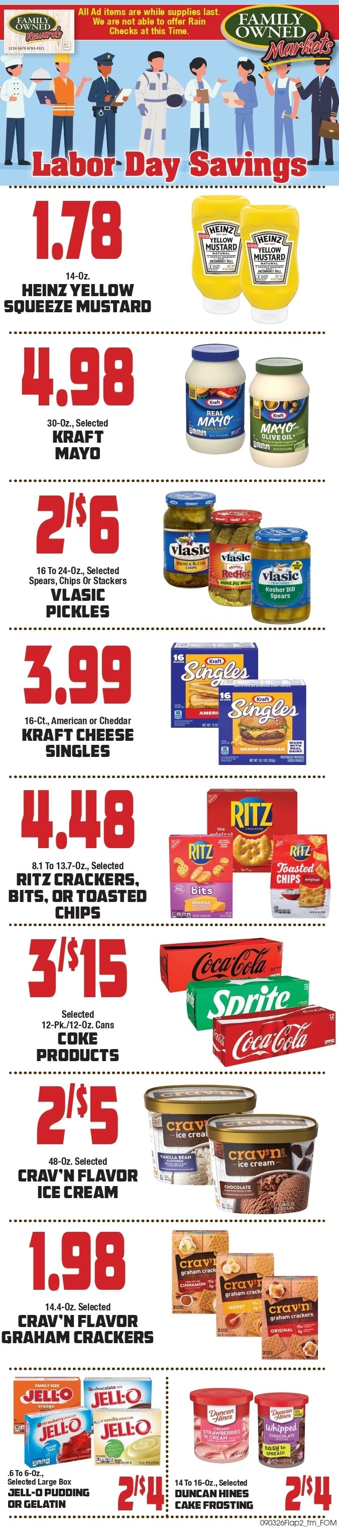 Saubel's Markets Weekly Ad September 3 - 9, 2026