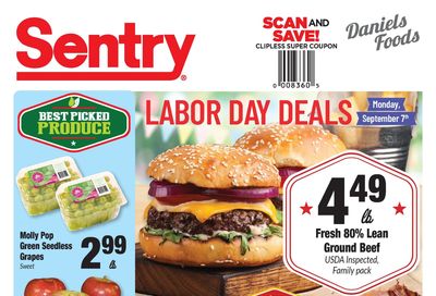 Daniels Sentry (Janesville, WI) Weekly Ad September 3 - 9, 2026