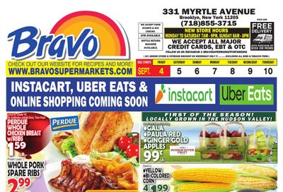 Bravo Supermarket (New York Area, NY) Weekly Ad September 4 - 10, 2026