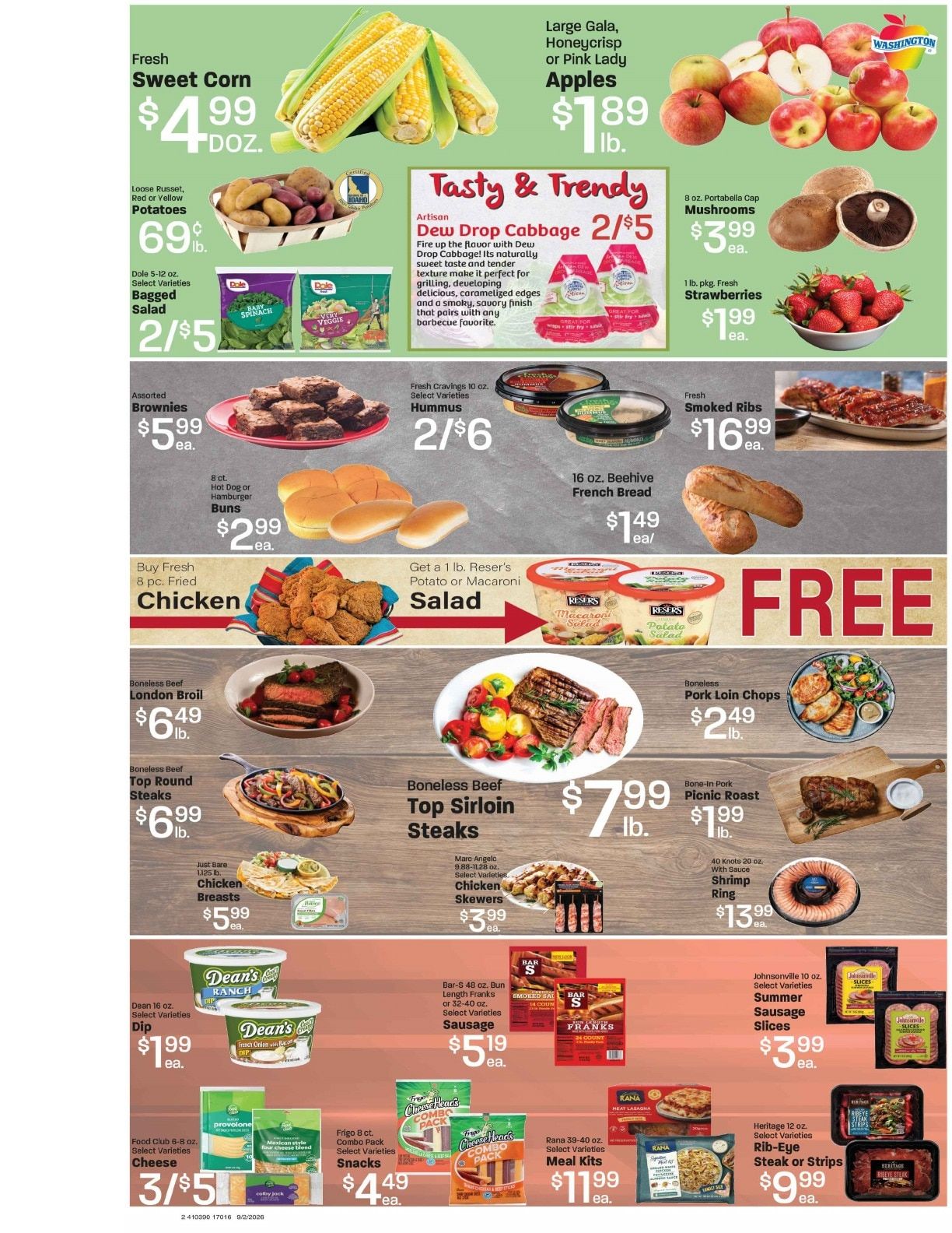 Lallatin Food Town Weekly Ad September 3 - 9, 2026