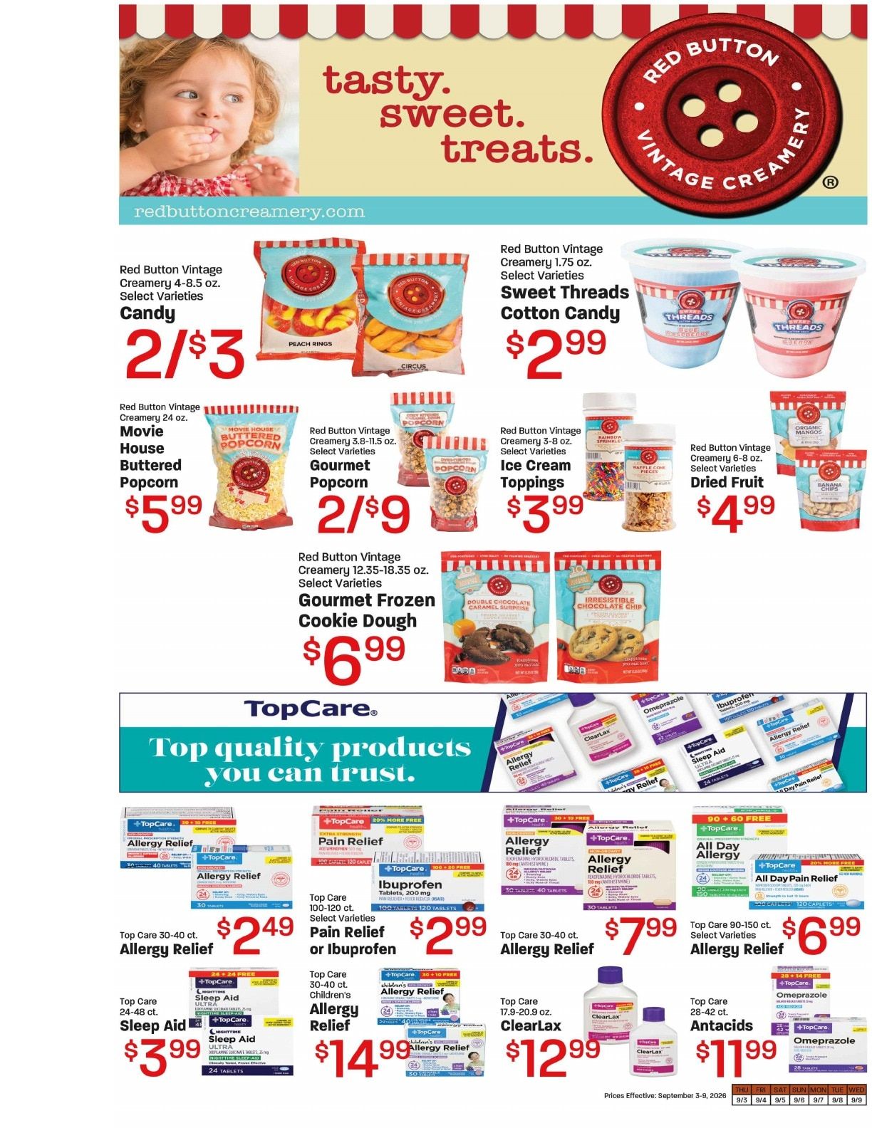 Lallatin Food Town Weekly Ad September 3 - 9, 2026