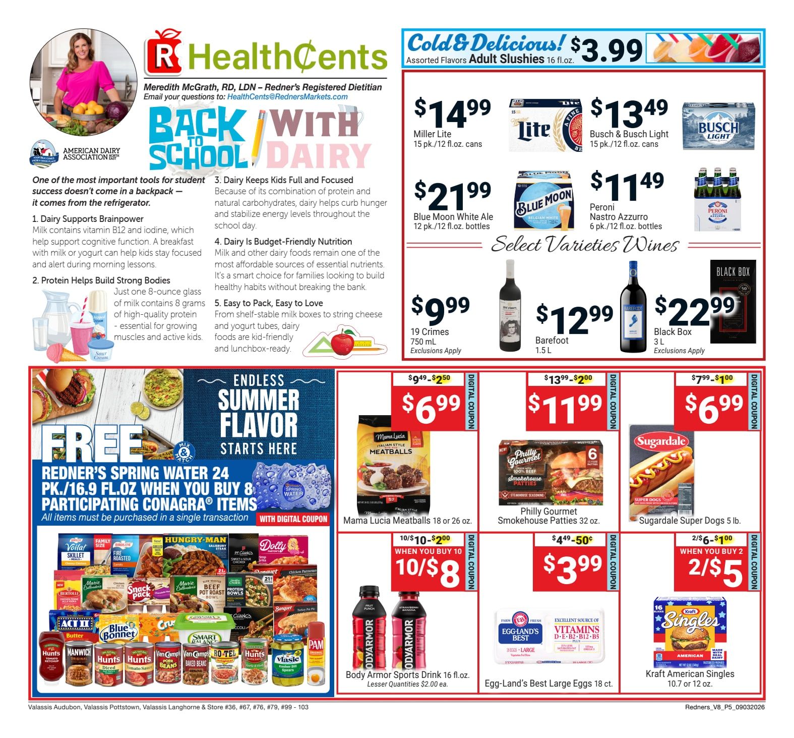 Redner's Markets (Audubon and other locations, PA) Weekly Ad September 3 - 9, 2026