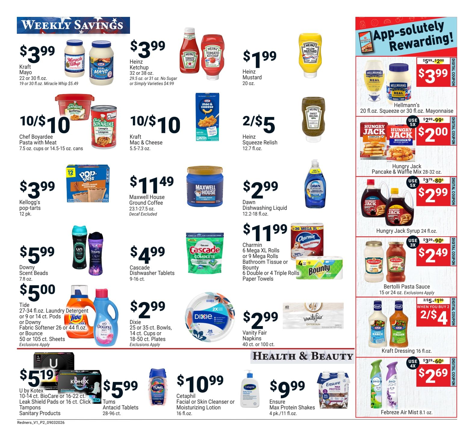Redner's Markets (Ephrata and other locations, PA) Weekly Ad September 3 - 9, 2026
