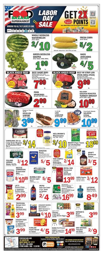 Food Bazaar (Bridgeport Area, CT) Weekly Ad September 3 - 9, 2026
