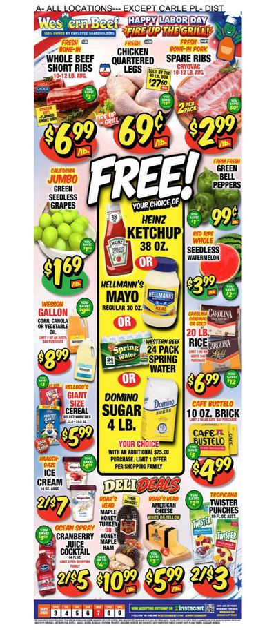 Western Beef Weekly Ad September 3 - 9, 2026